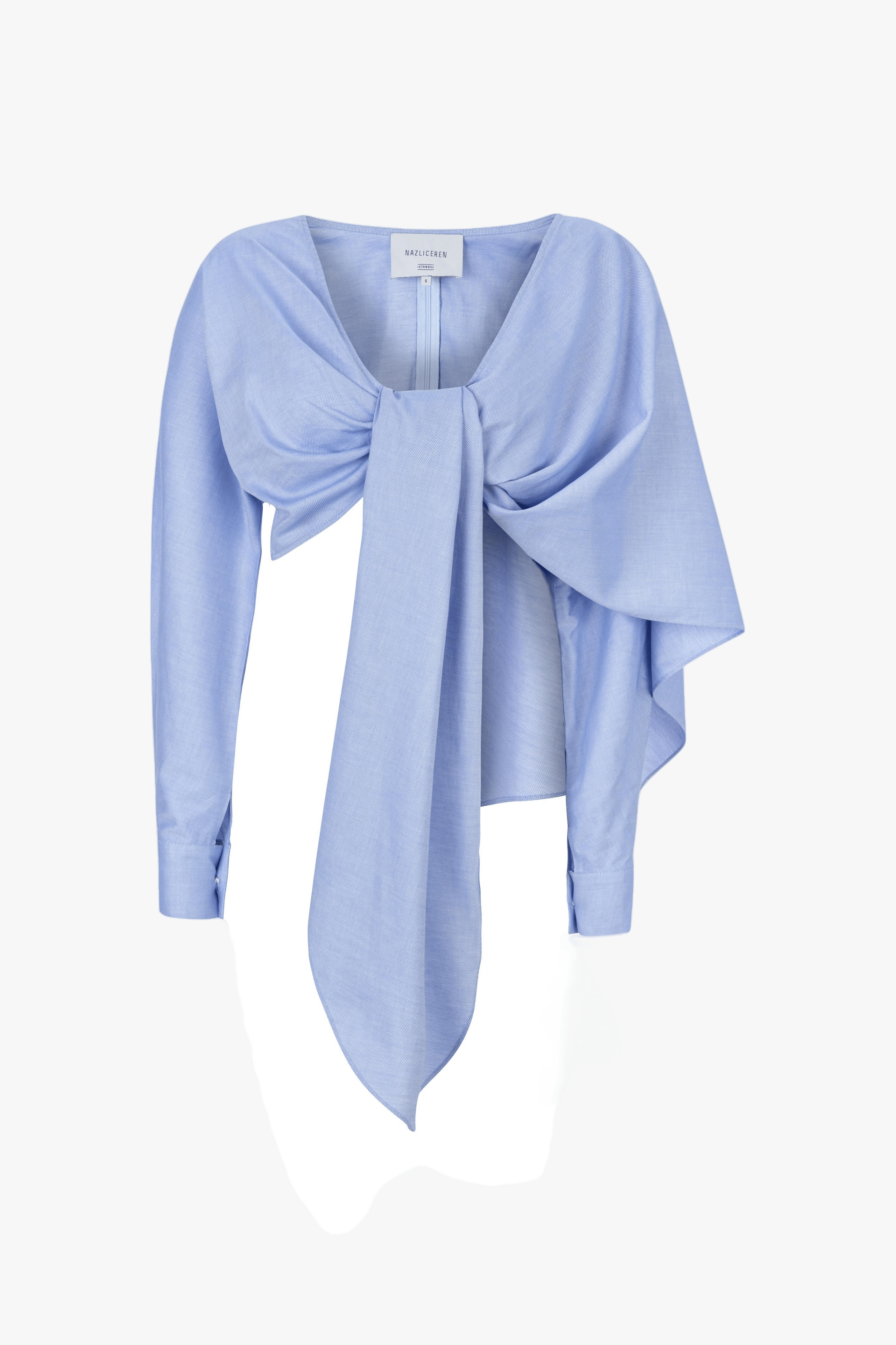 Angy Blouse in Blue in Blue made by Nazli Ceren