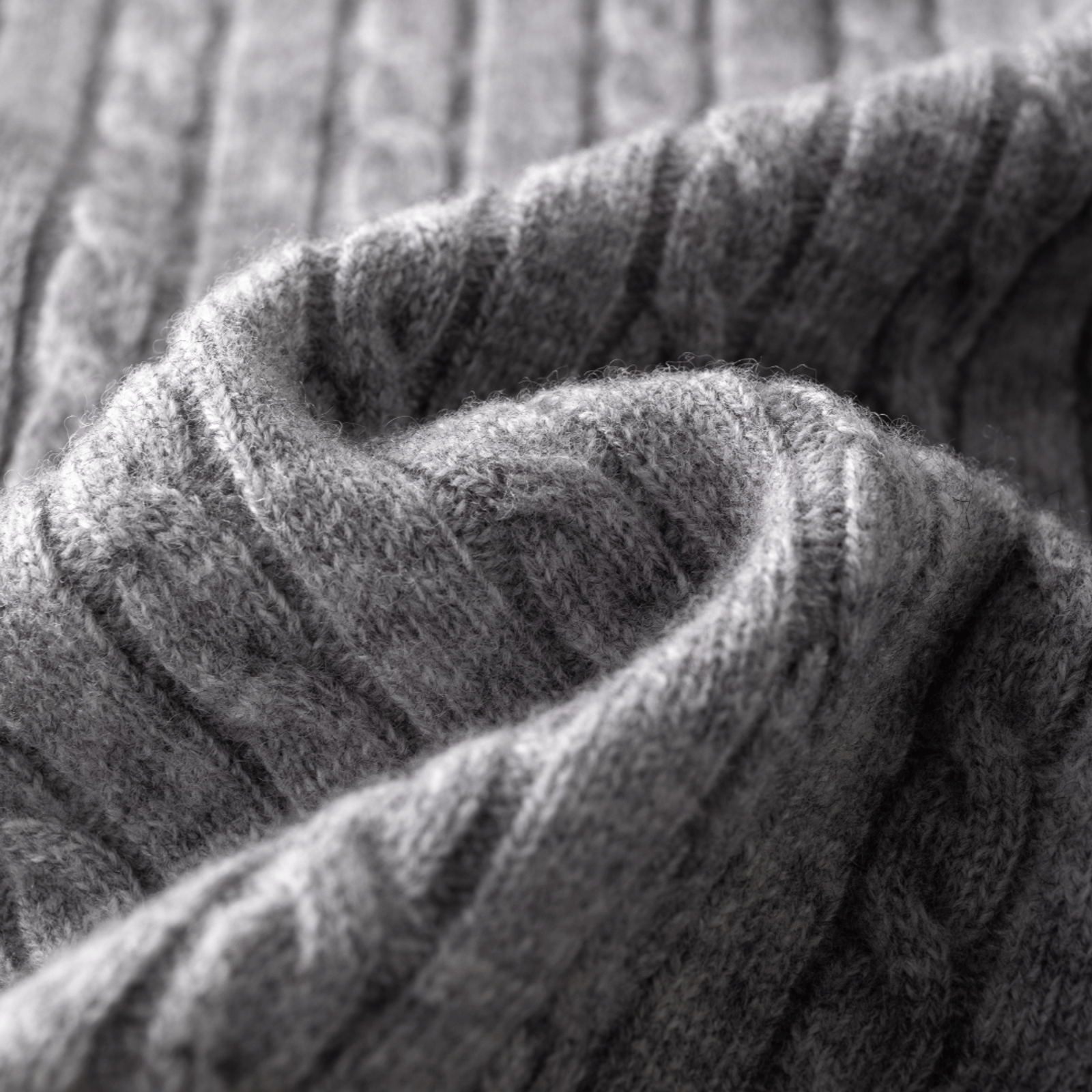 Classic Extra Fine Merino Wool Twist Knit Cardigan | Silver Haze made by CozyU