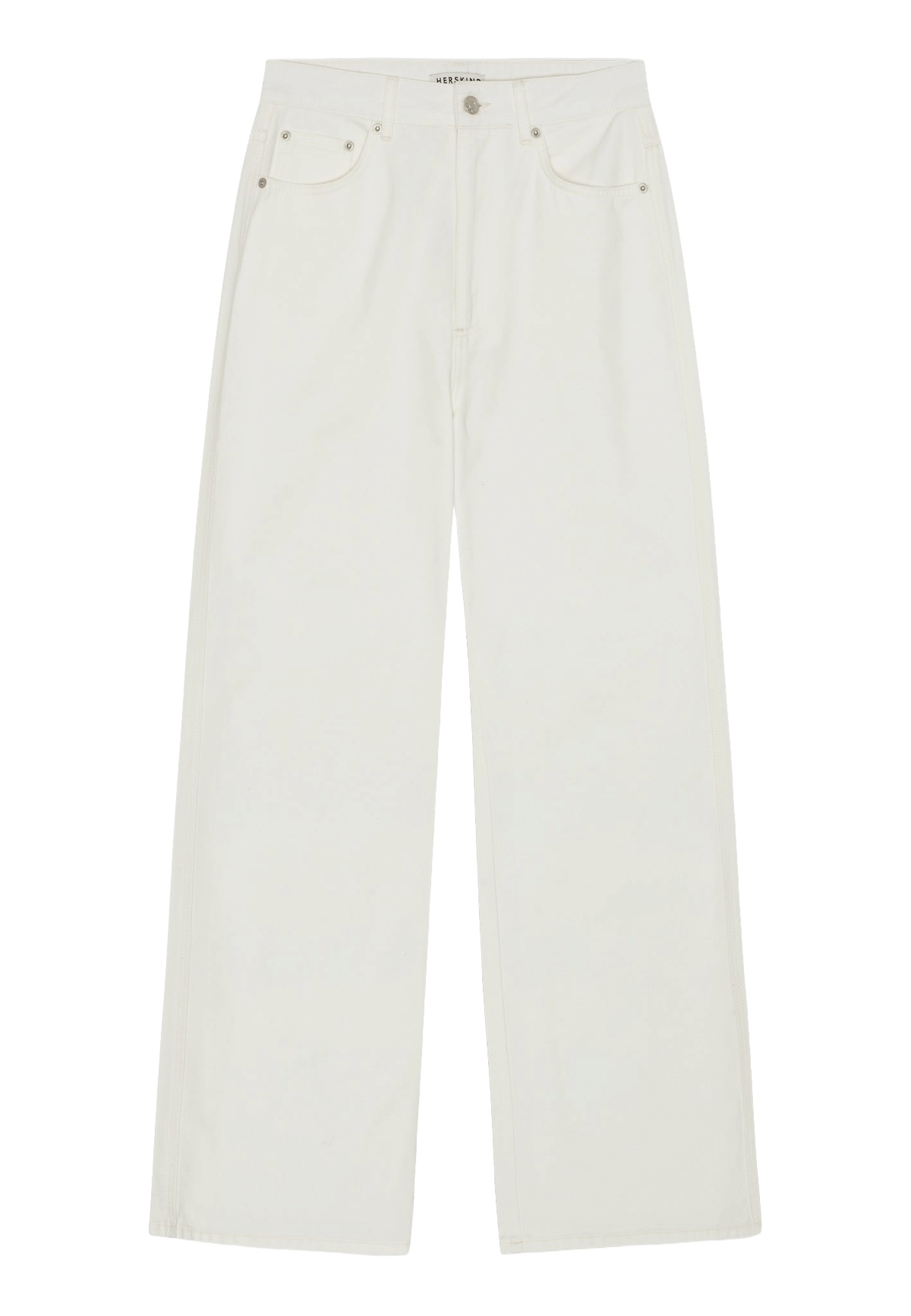 Kat Jeans - Off White (Leg Size 30" - Short) made by HERSKIND