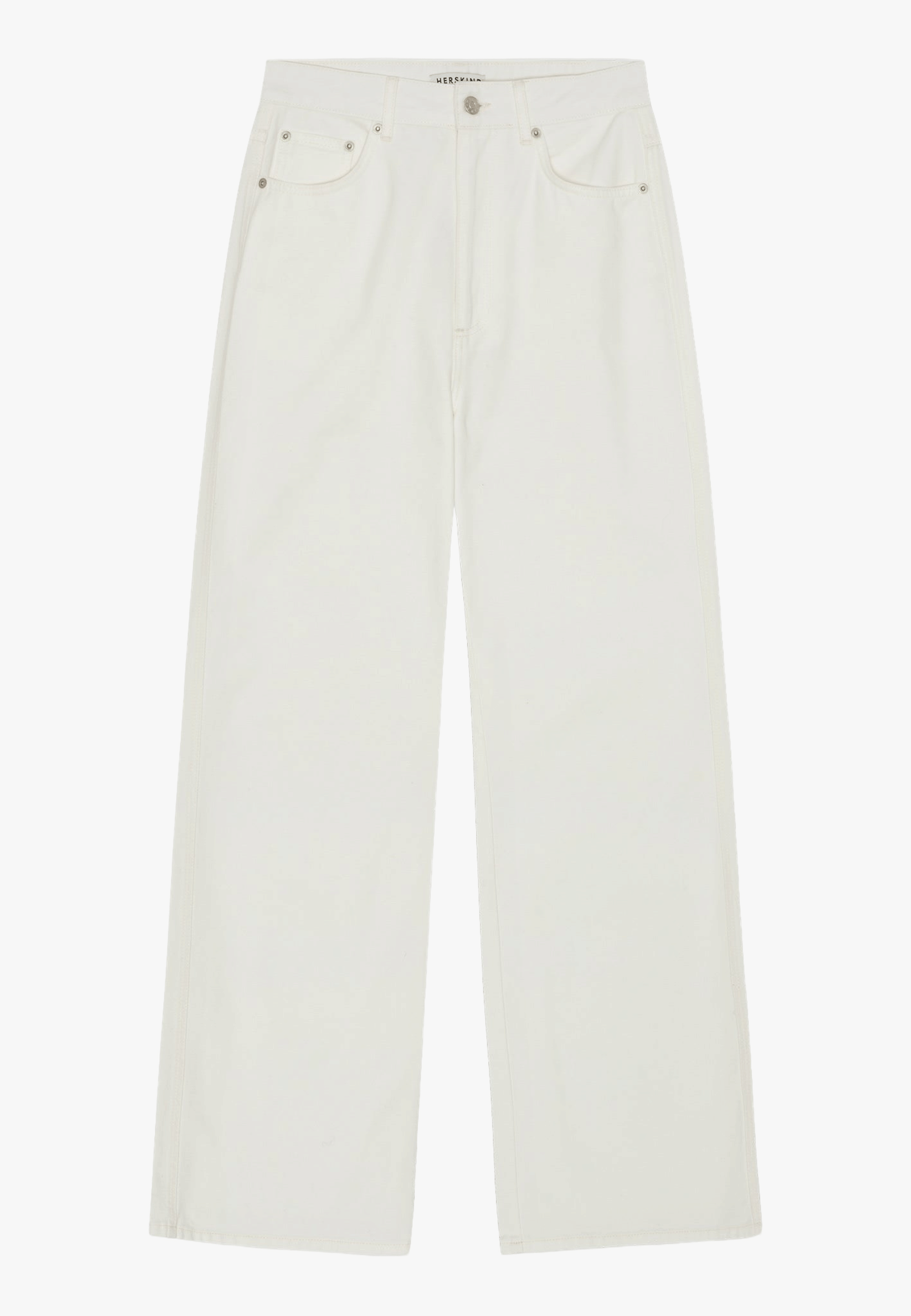 Kat Jeans - Off White (Leg Size 30" - Short) made by HERSKIND