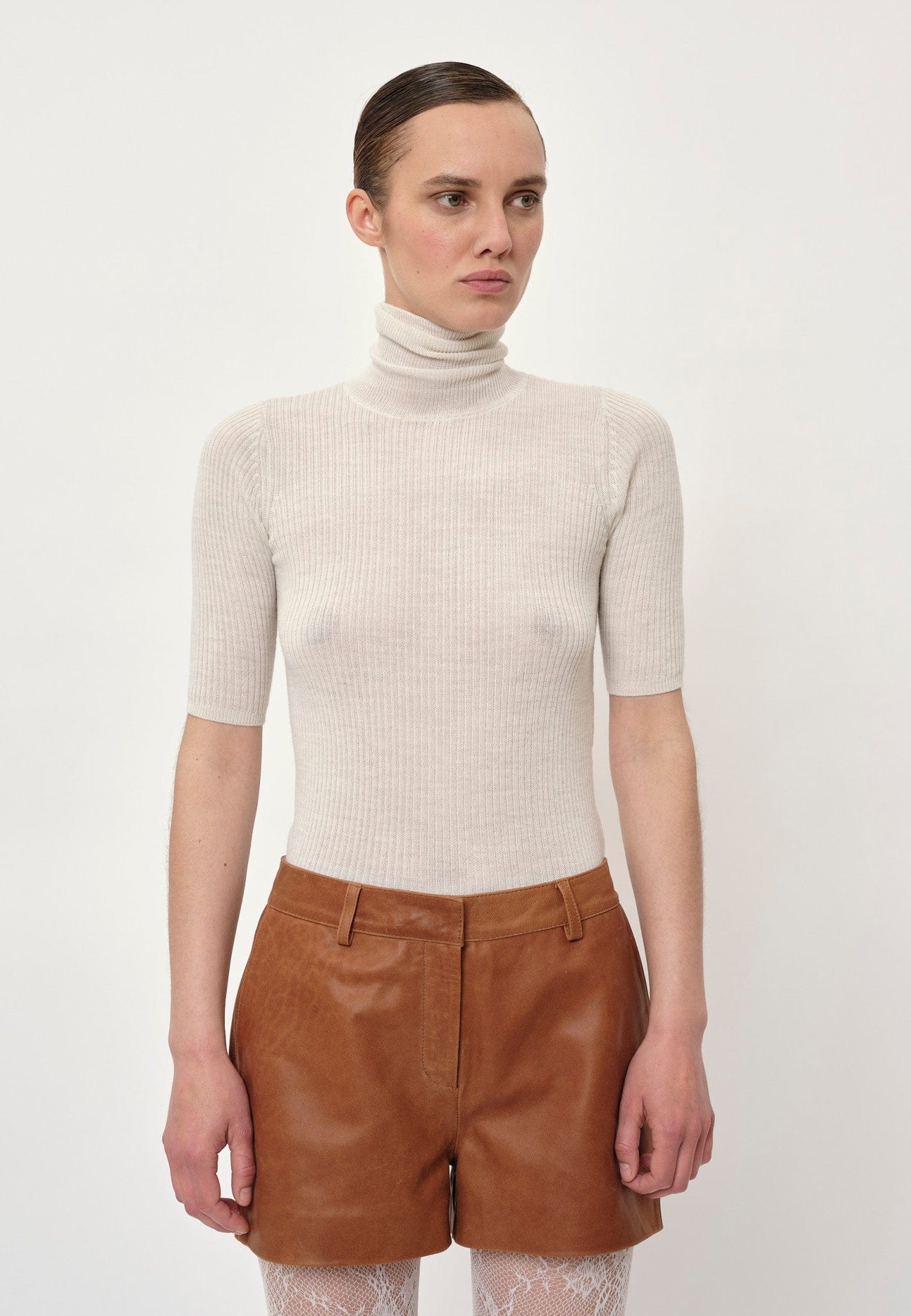 Evangalista Knit Blouse - Off White made by HERSKIND