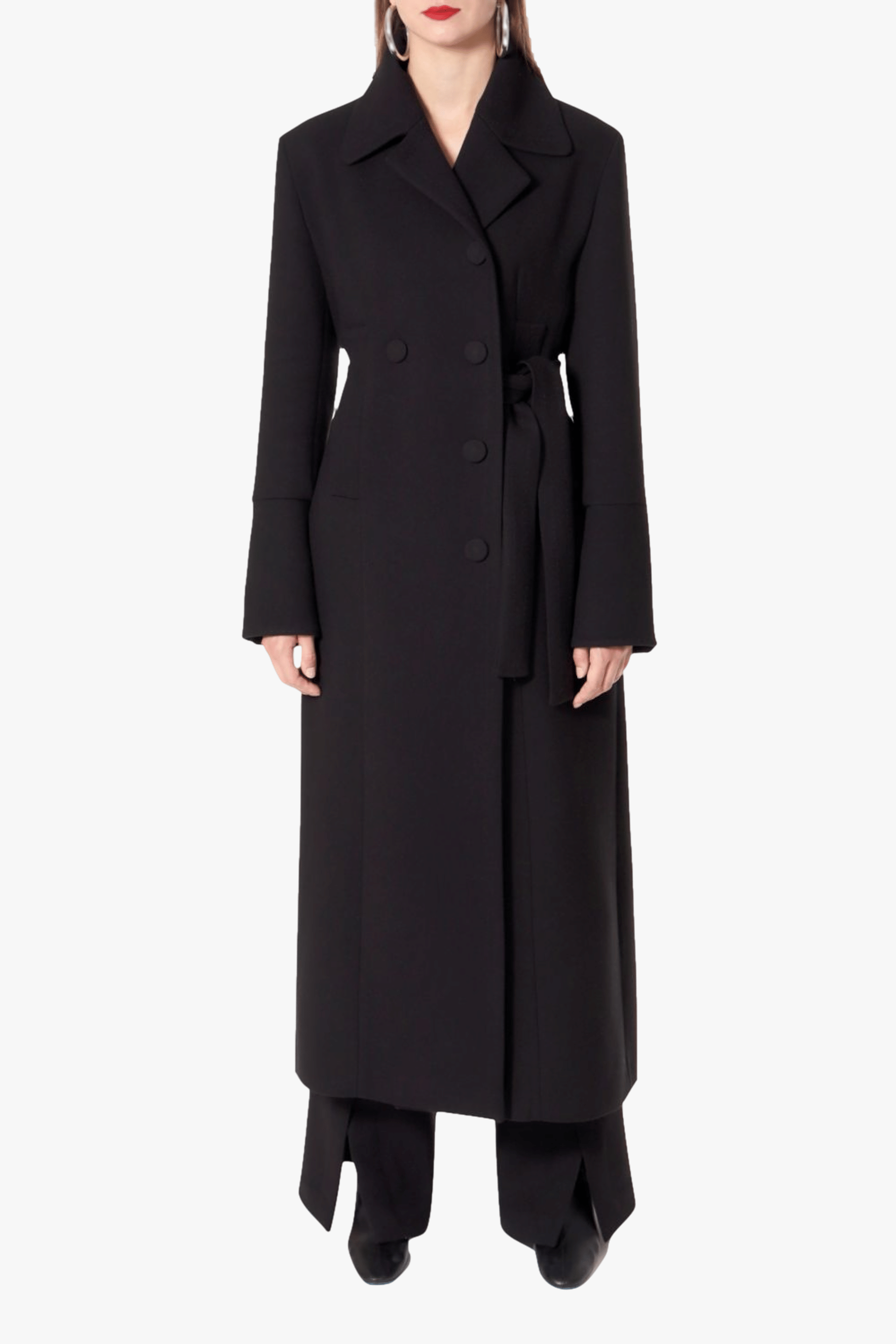 Coat Tilda Designer Black in Black made by HALEWSKI