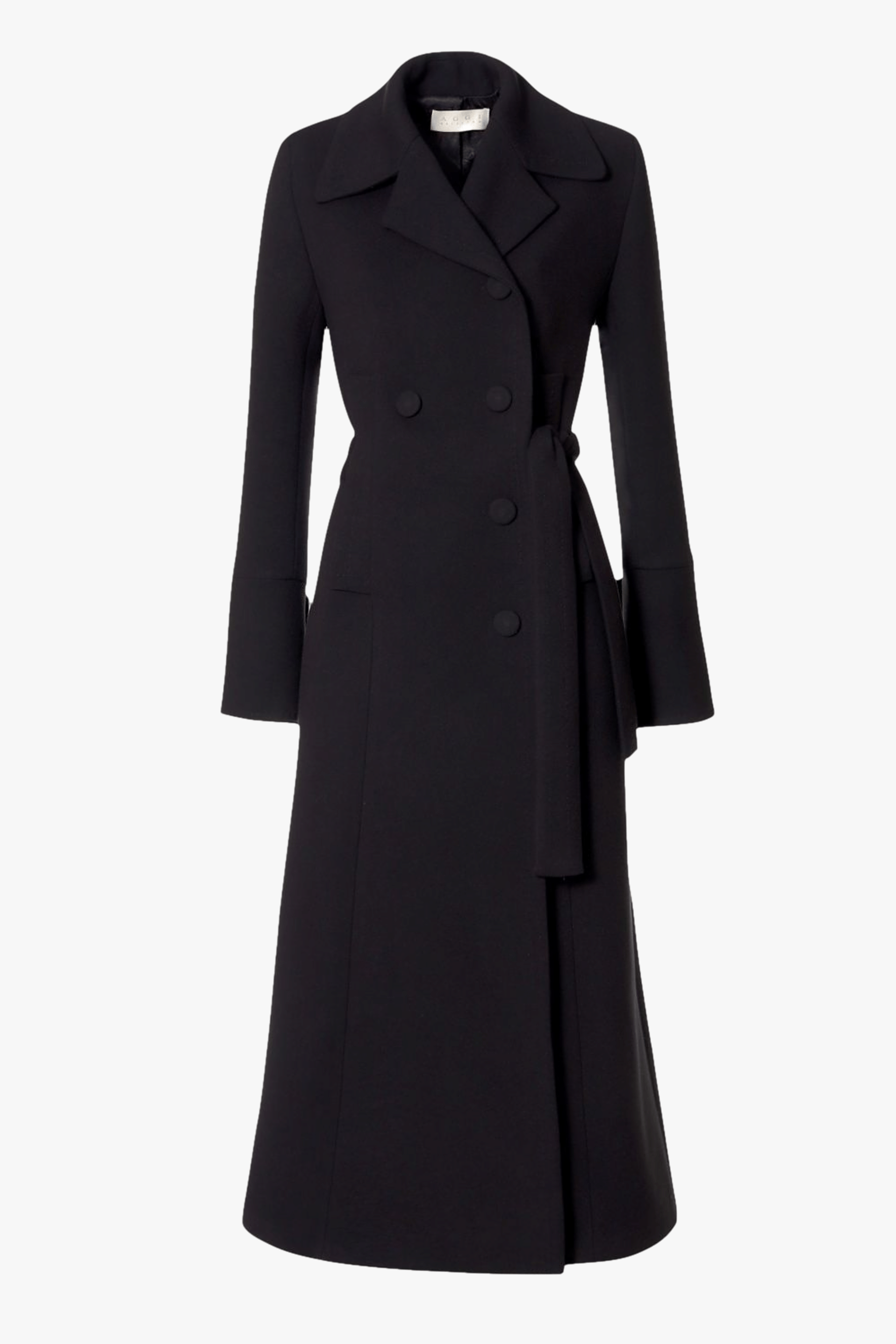 Coat Tilda Designer Black in Black made by HALEWSKI