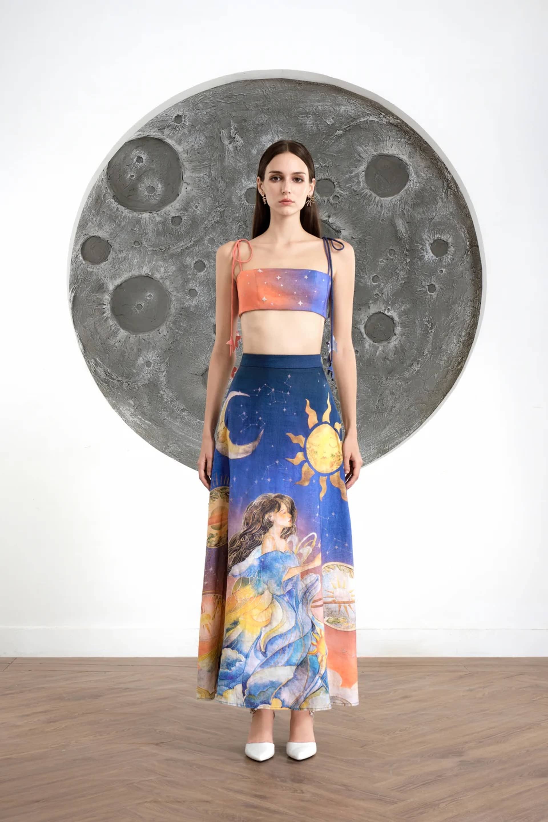 Starlit Mother Skirt made by JUSTIN TONG