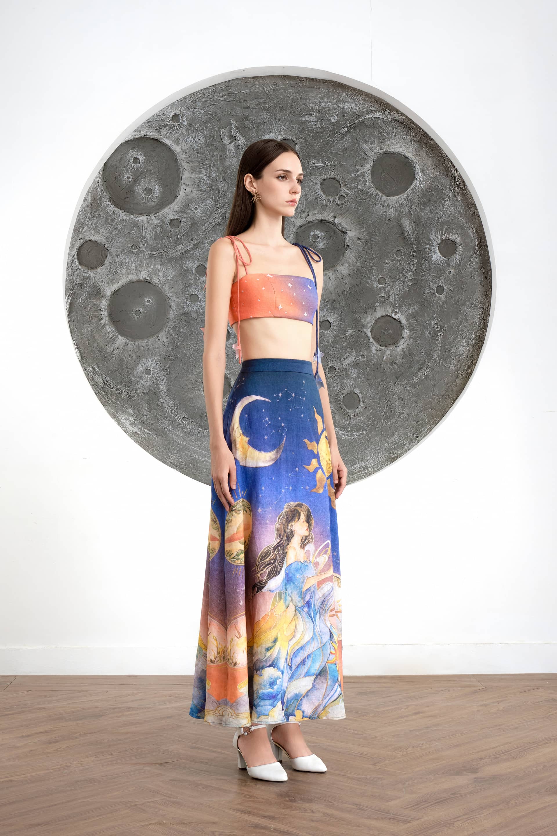 Starlit Mother Skirt made by JUSTIN TONG
