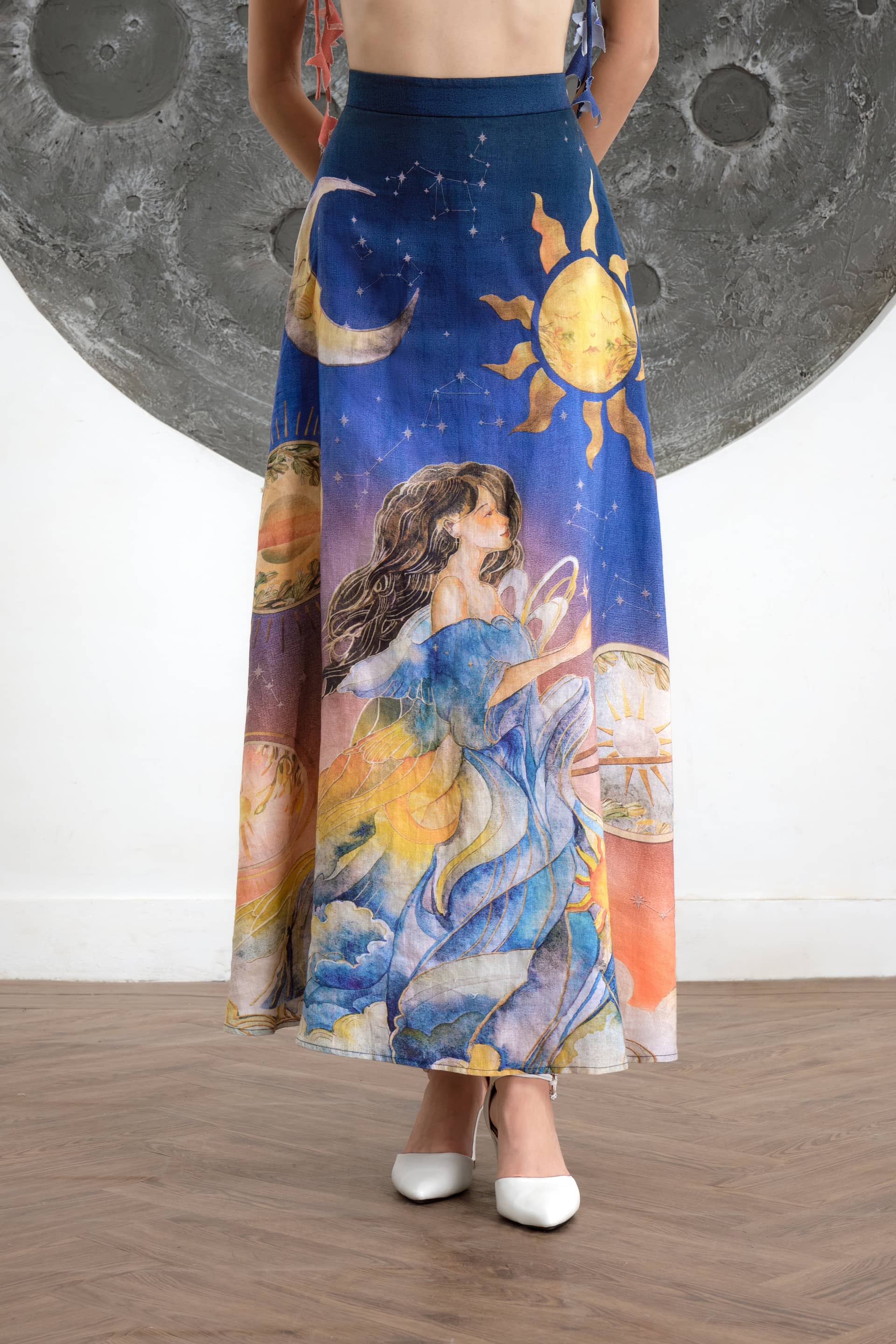 Starlit Mother Skirt made by JUSTIN TONG