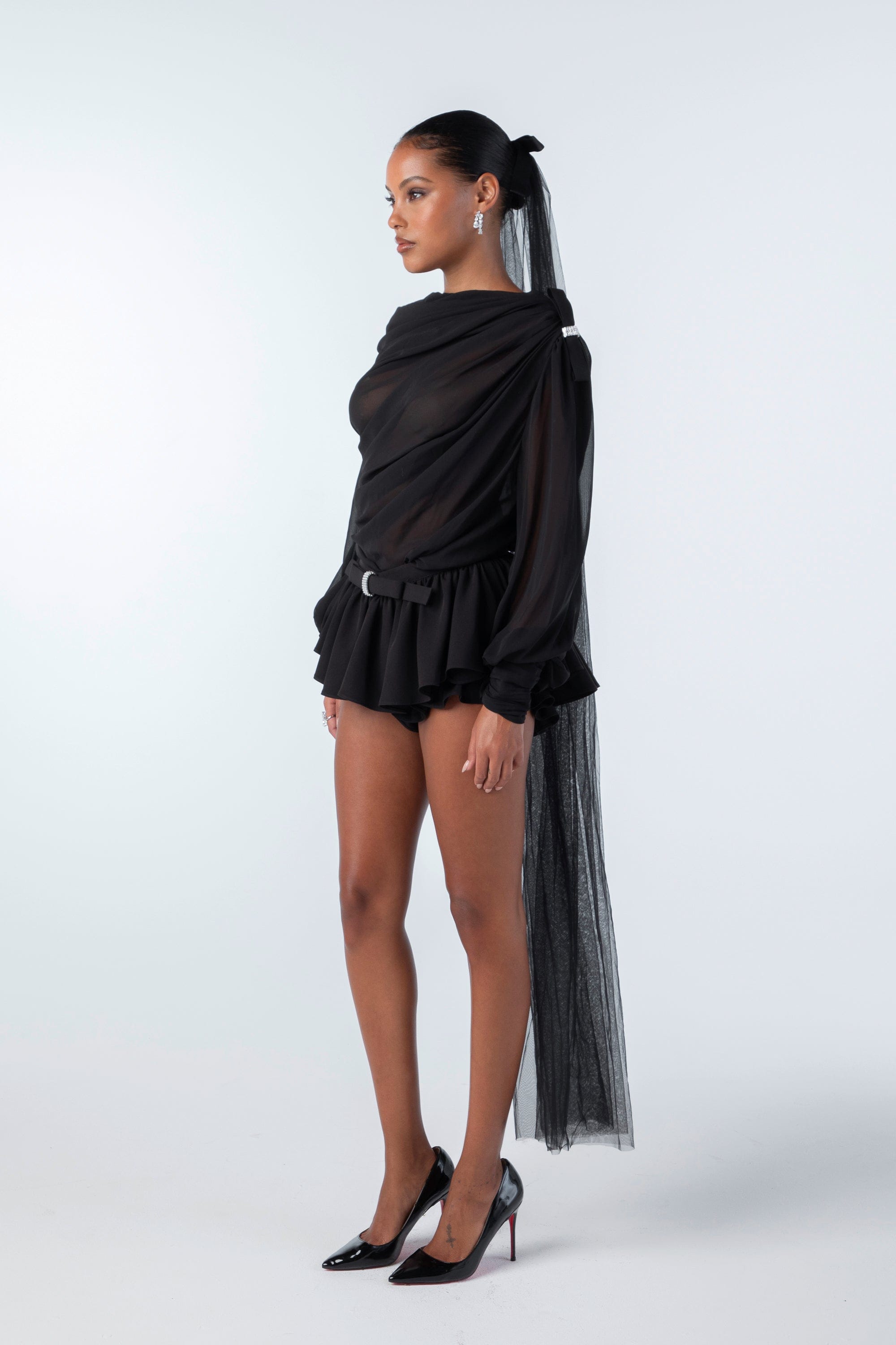 Demi Top (Black) made by Nana Jacqueline