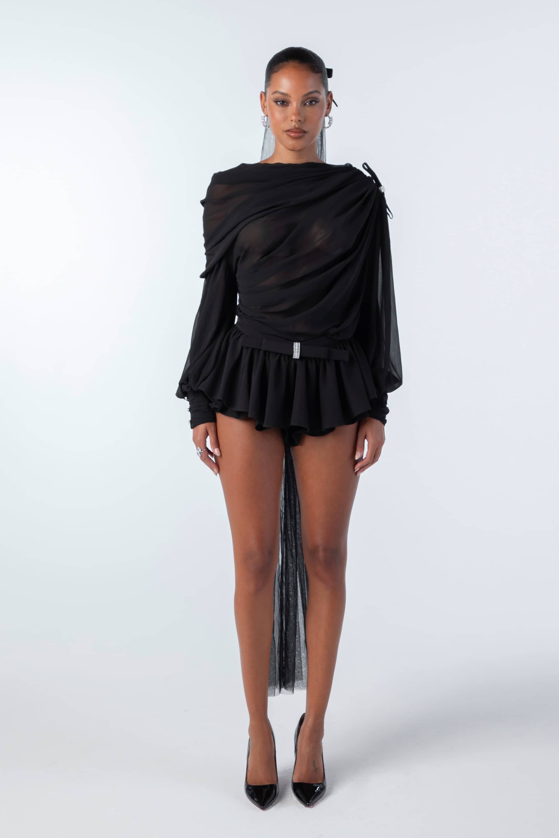 Demi Top (Black) made by Nana Jacqueline