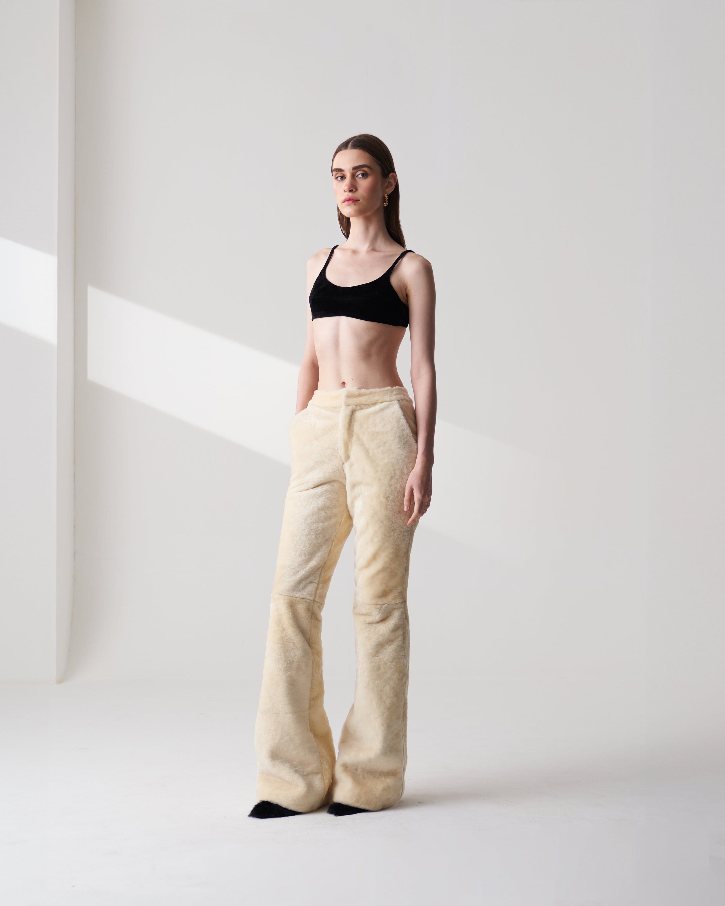 Shearling Trousers made by Szabo Sihag