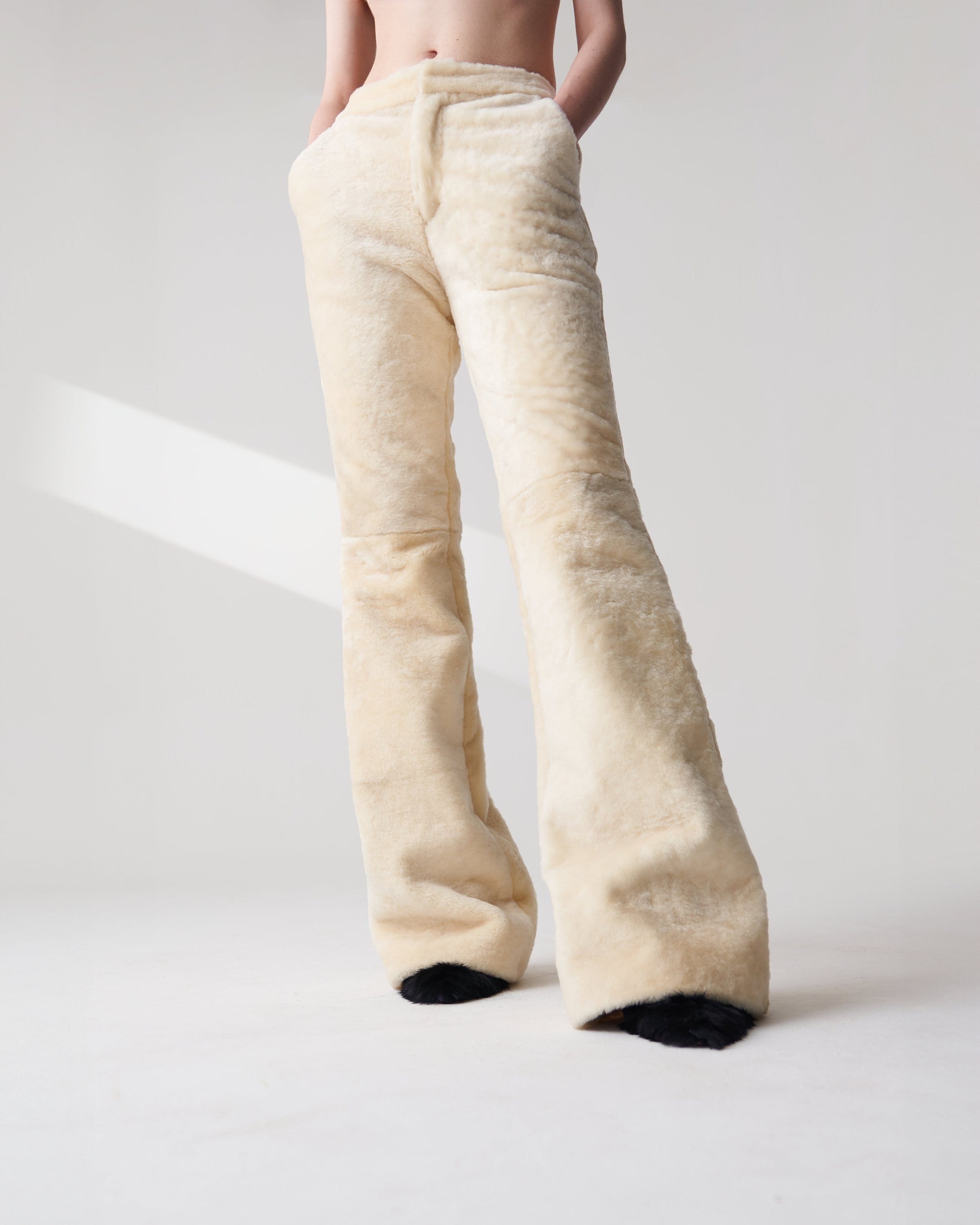 Shearling Trousers made by Szabo Sihag