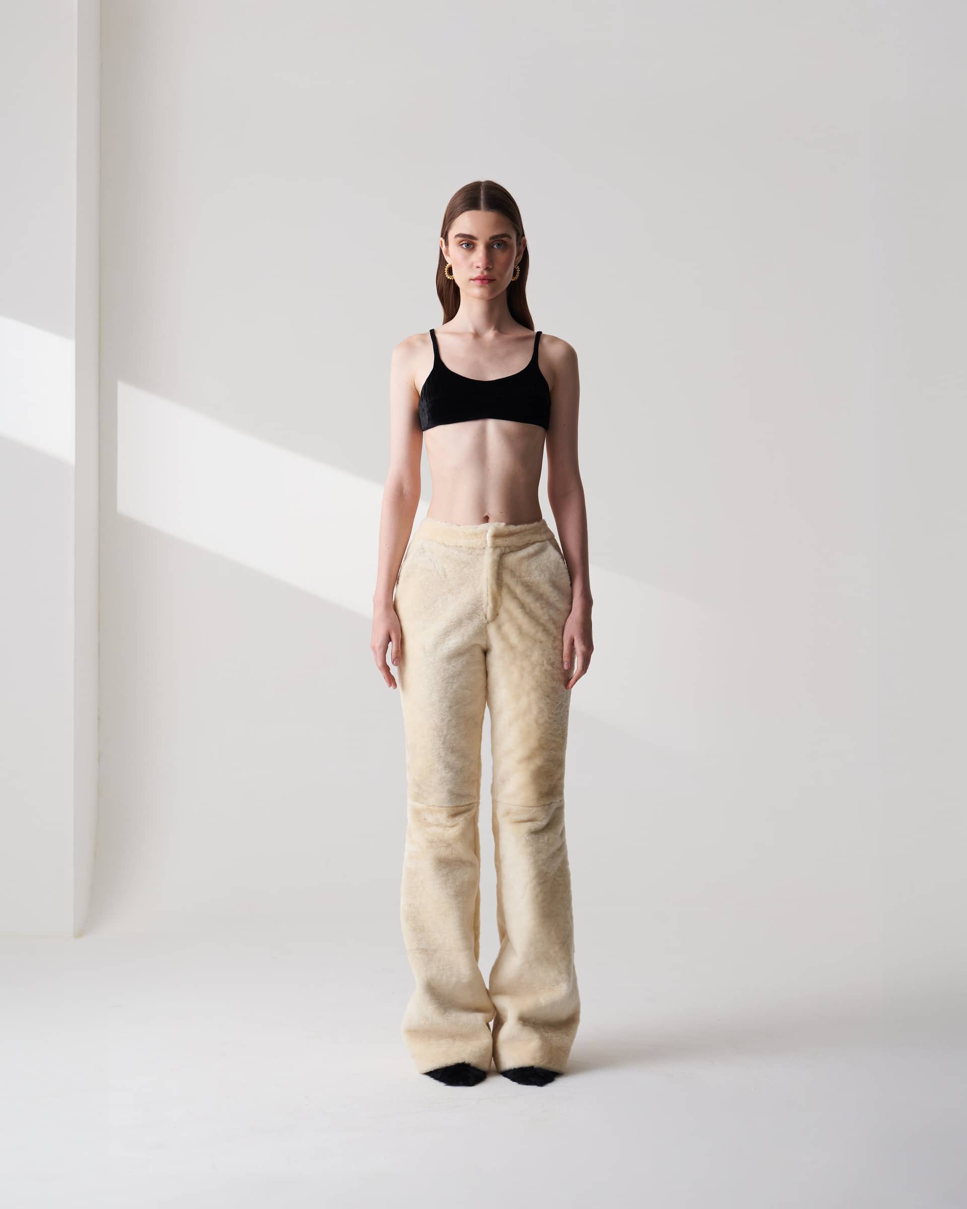 Shearling Trousers made by Szabo Sihag