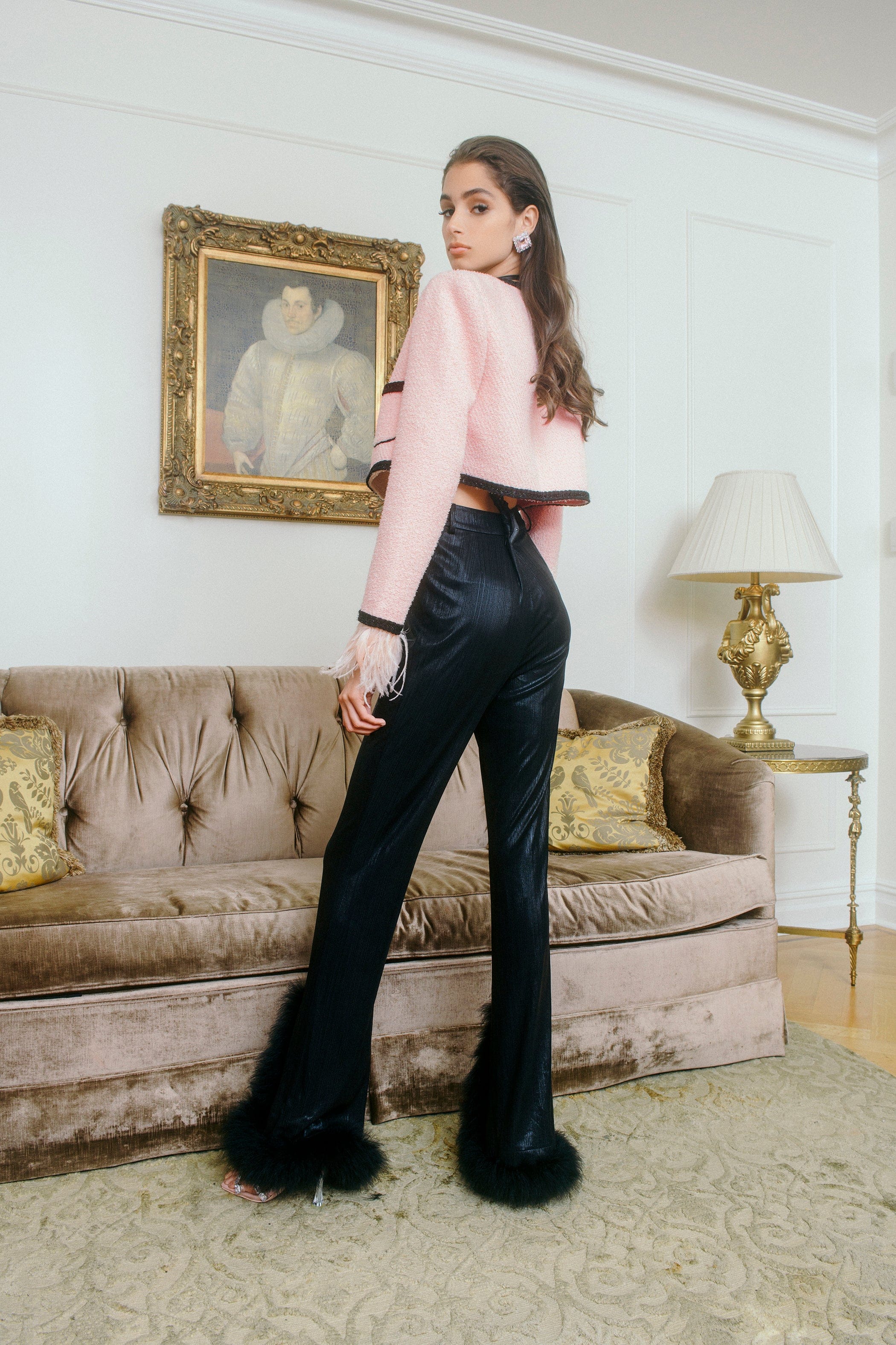 Coco Blazer in Pink made by Nana Jacqueline