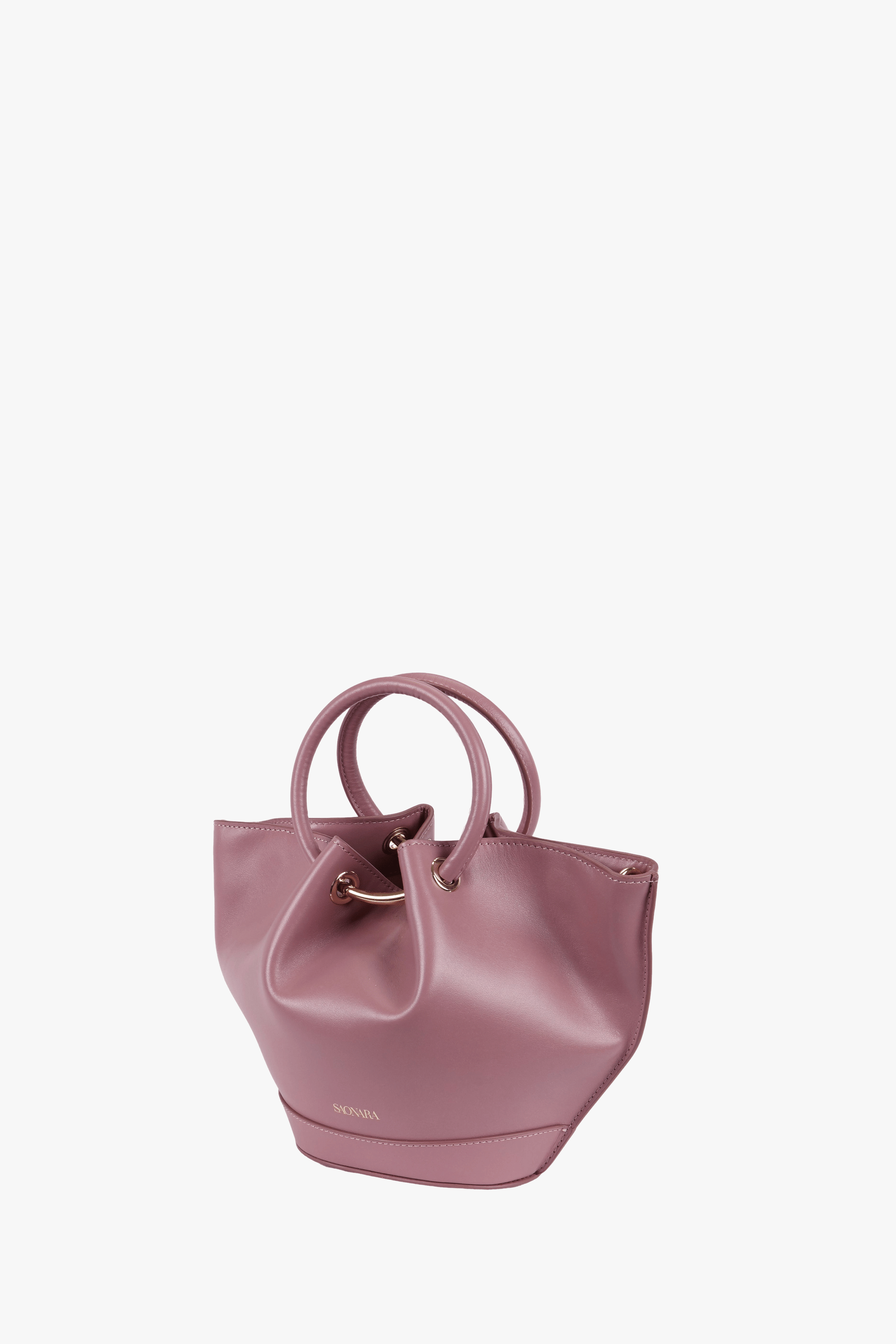 SAONARA MINI PINK LEATHER BAG made by Saonara