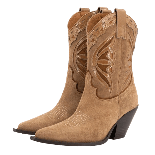 VENEZIA SUEDE COWBOY BOOTS made by Toral