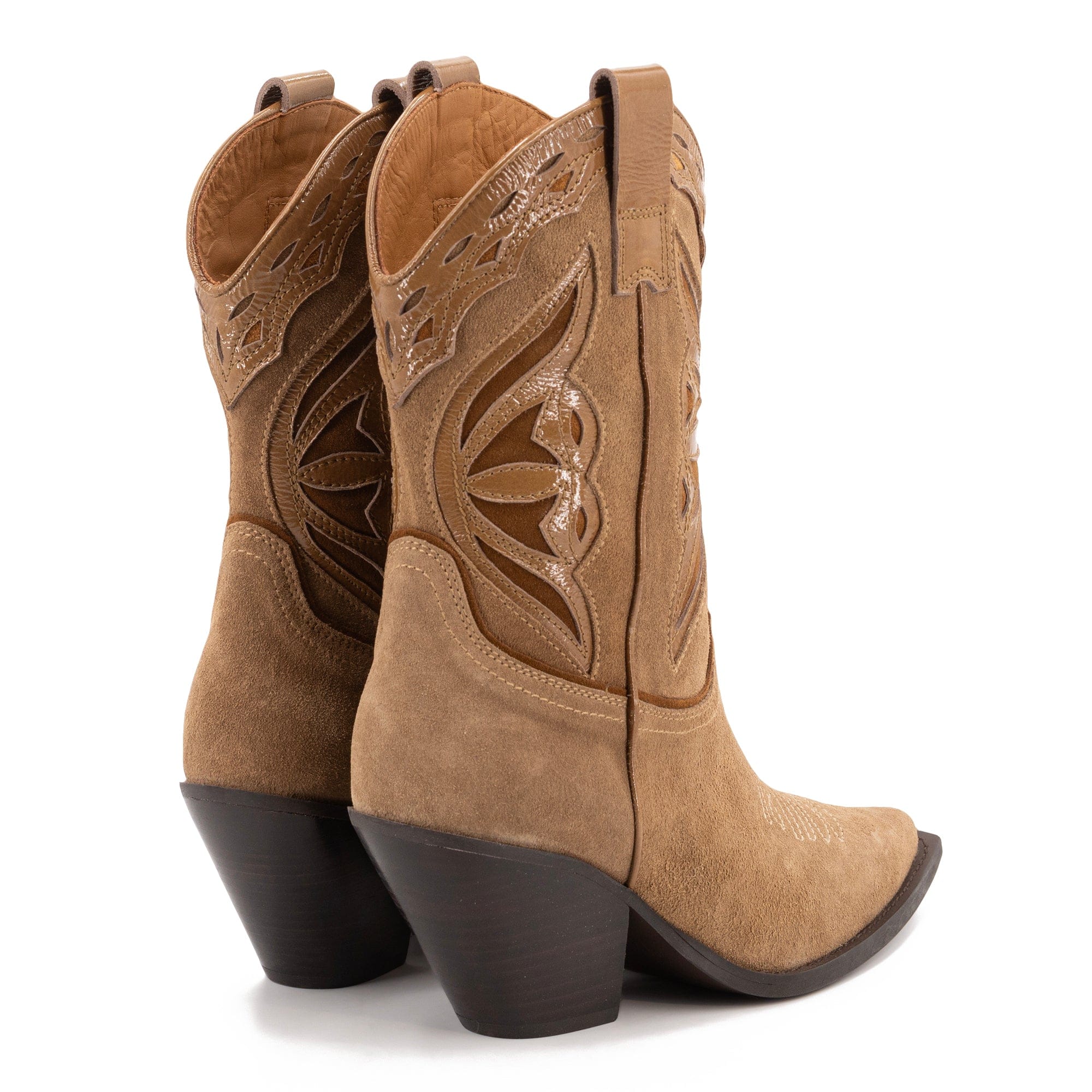 VENEZIA SUEDE COWBOY BOOTS made by Toral
