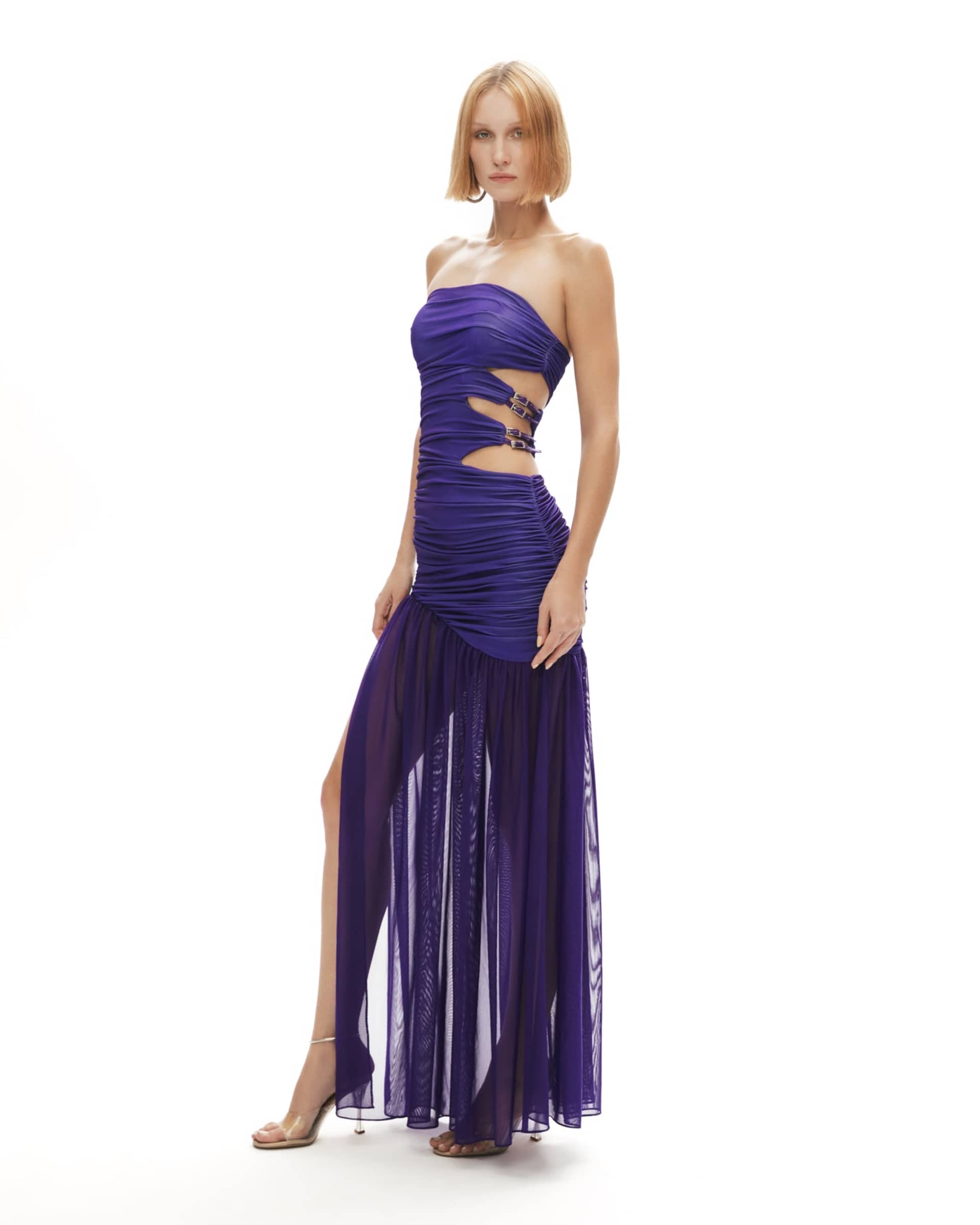 Toxic Tango Dress In Purple made by Khela