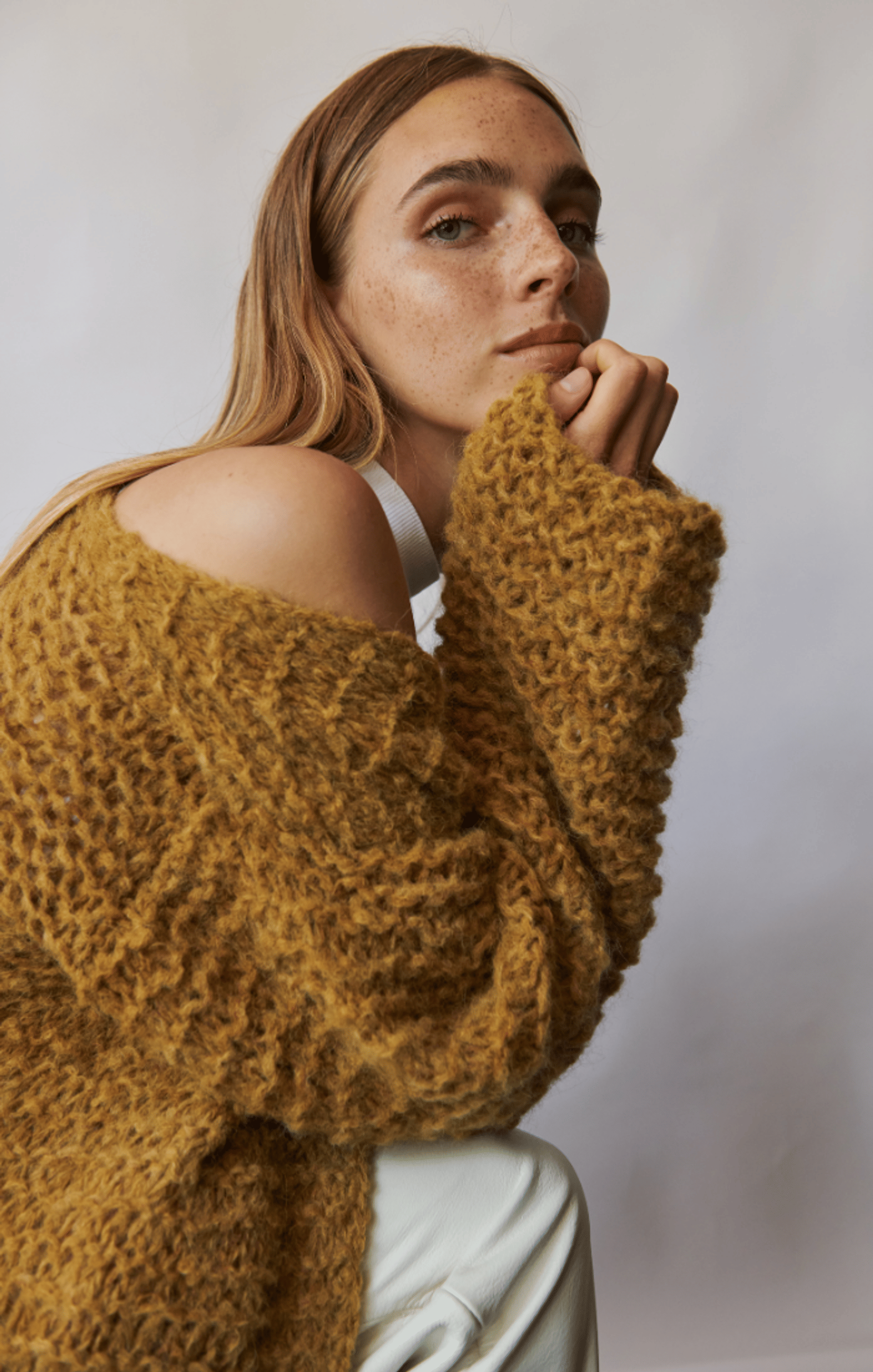 Rumer Cardigan in Brown made by AYNI