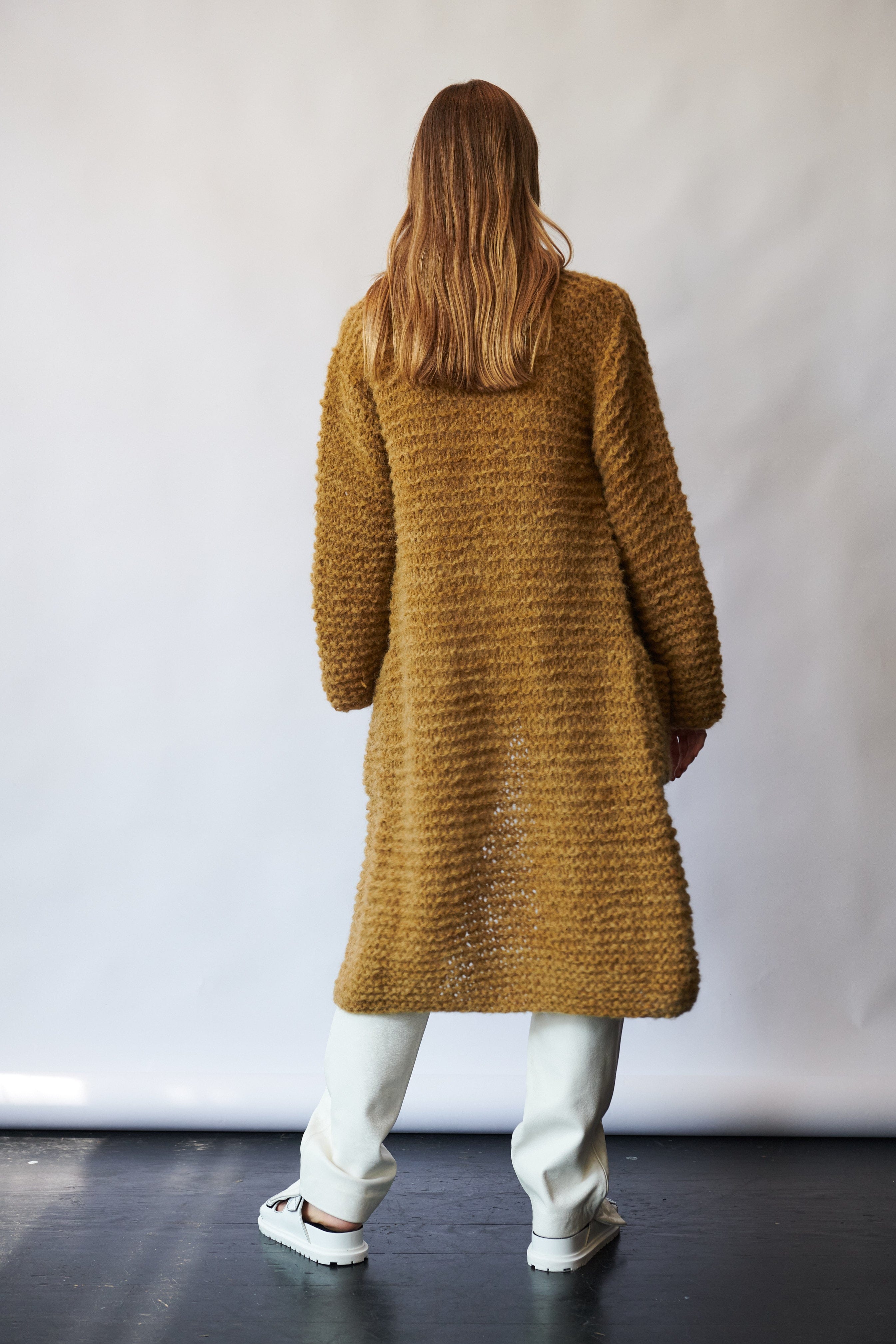 Rumer Cardigan in Brown made by AYNI