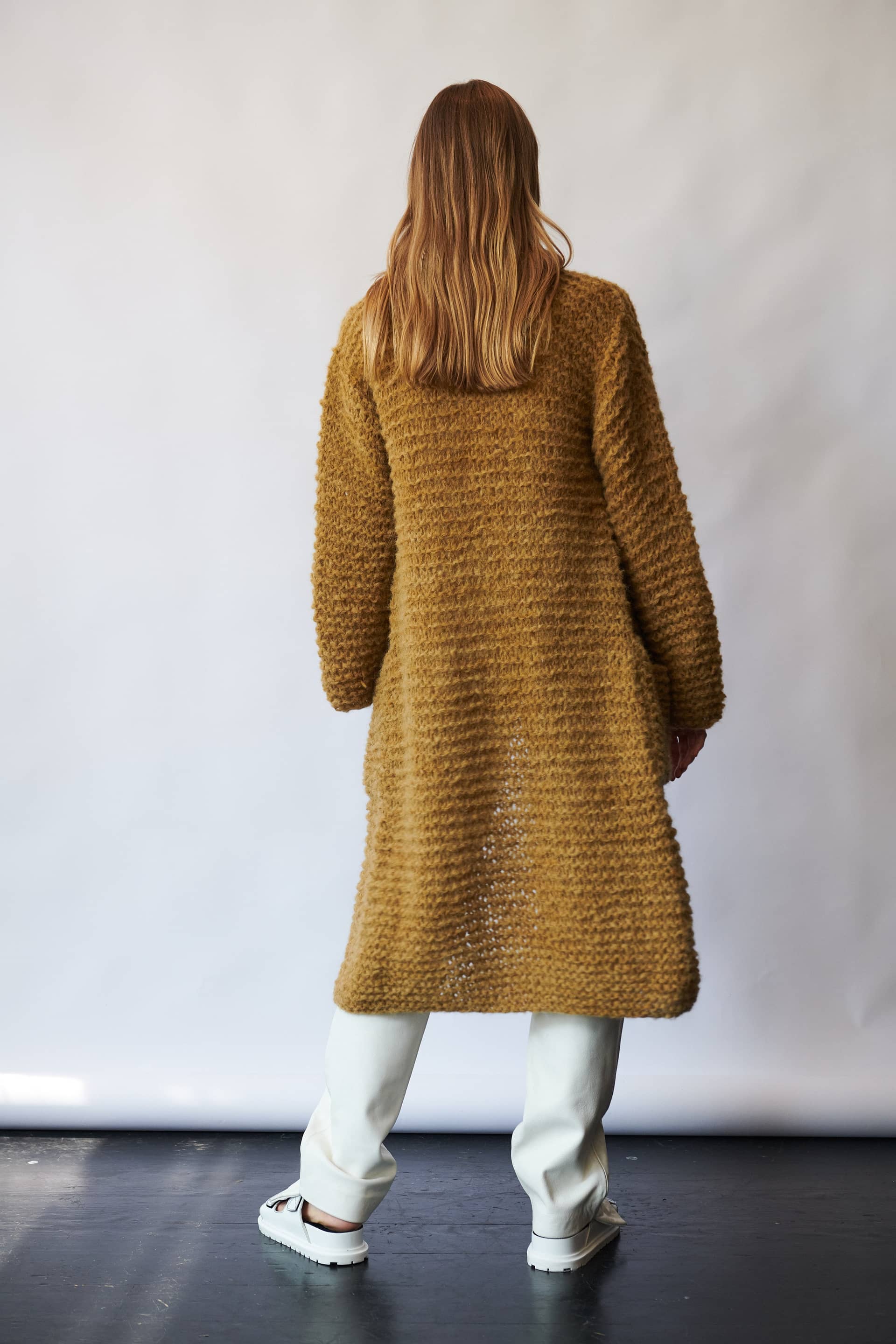 Rumer Cardigan in Brown made by AYNI