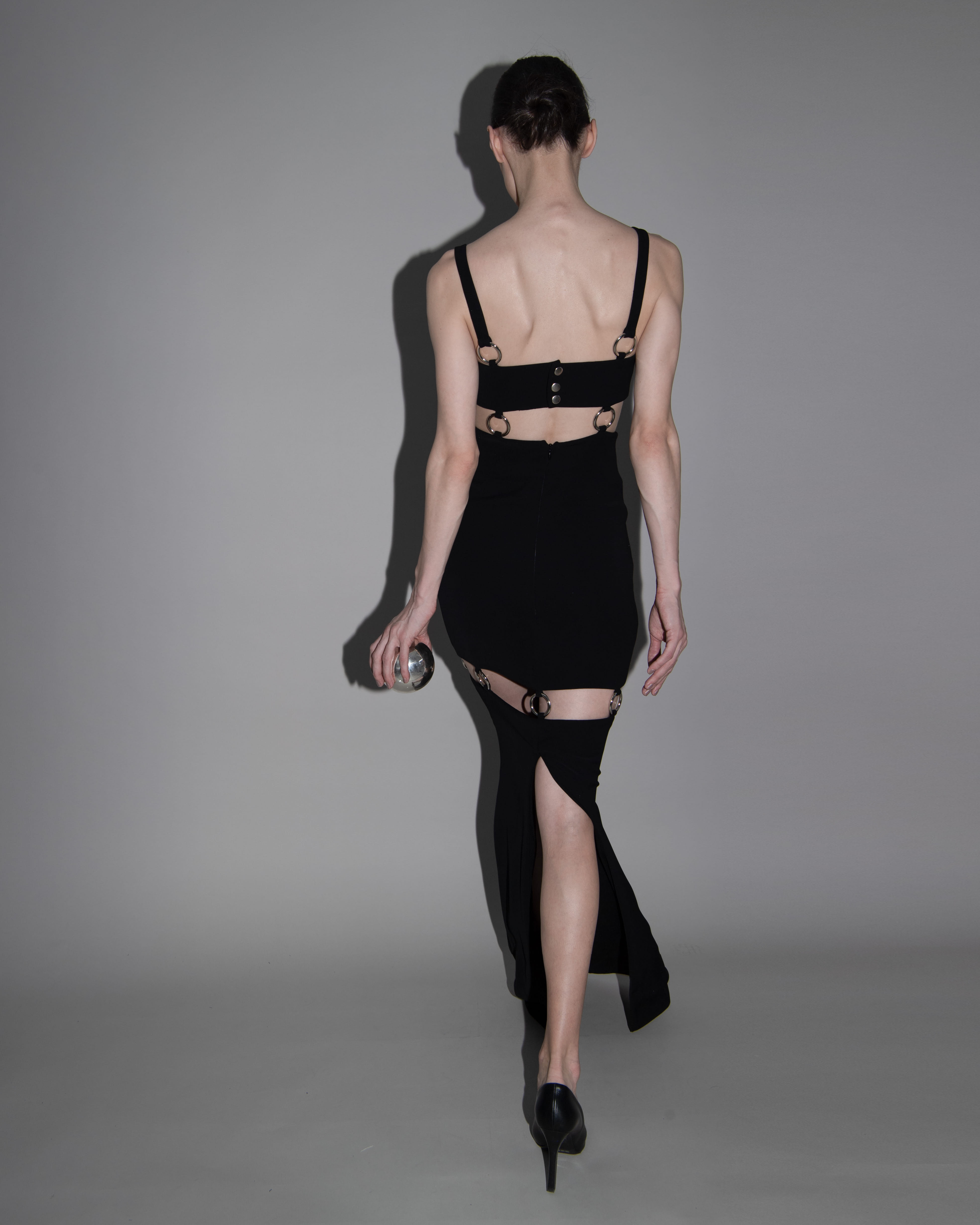 RINGS DRESS in Black made by Vestiaire d'un Oiseau Libre