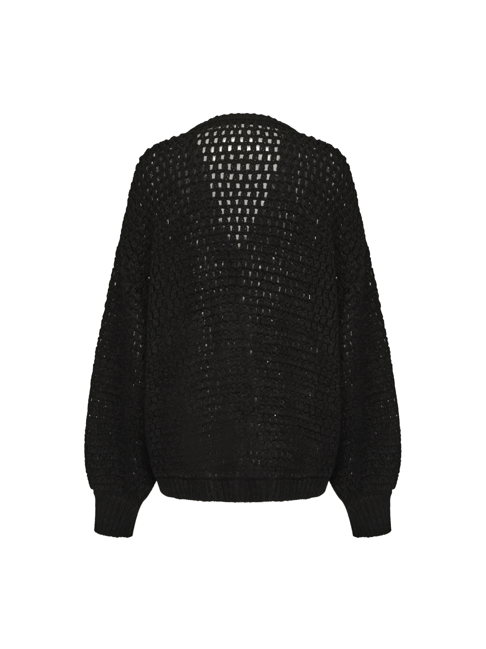 Alexis Cardigan + Scarf Set (Black) made by Nana Jacqueline