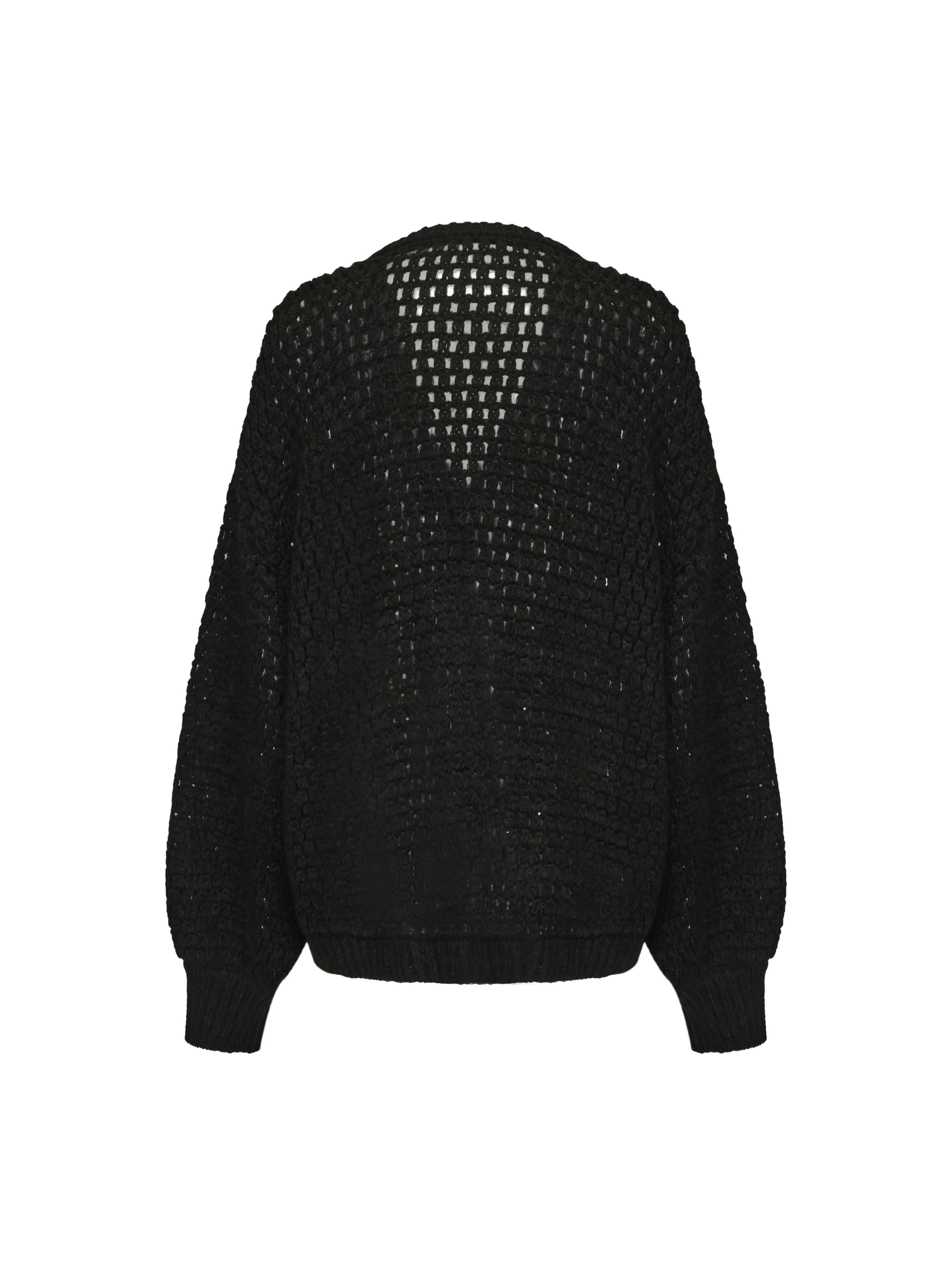 Alexis Cardigan + Scarf Set (Black) made by Nana Jacqueline