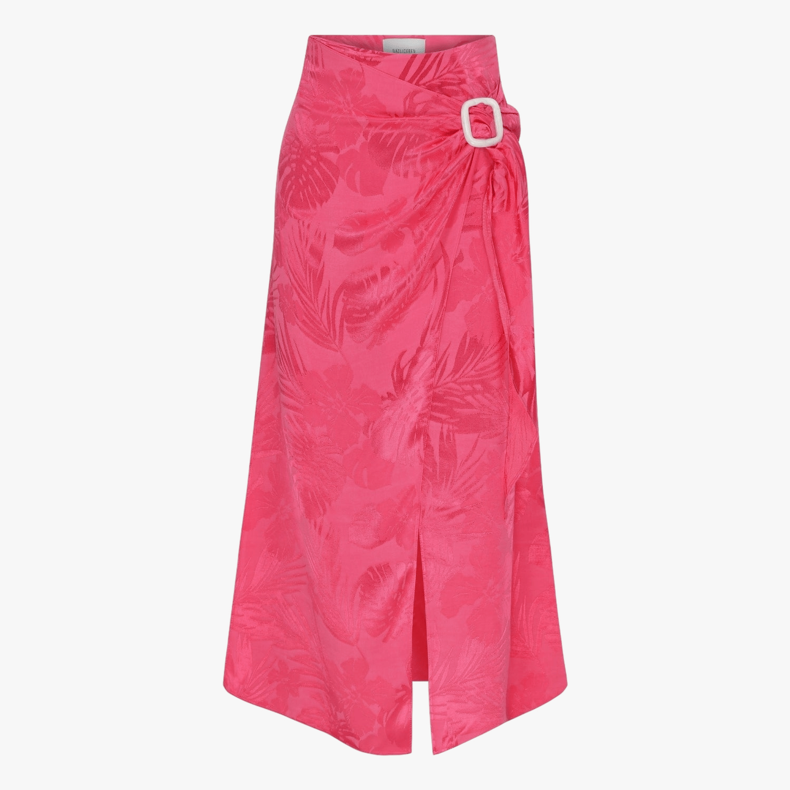 Maia Wrap Skirt In Fushia made by Nazli Ceren