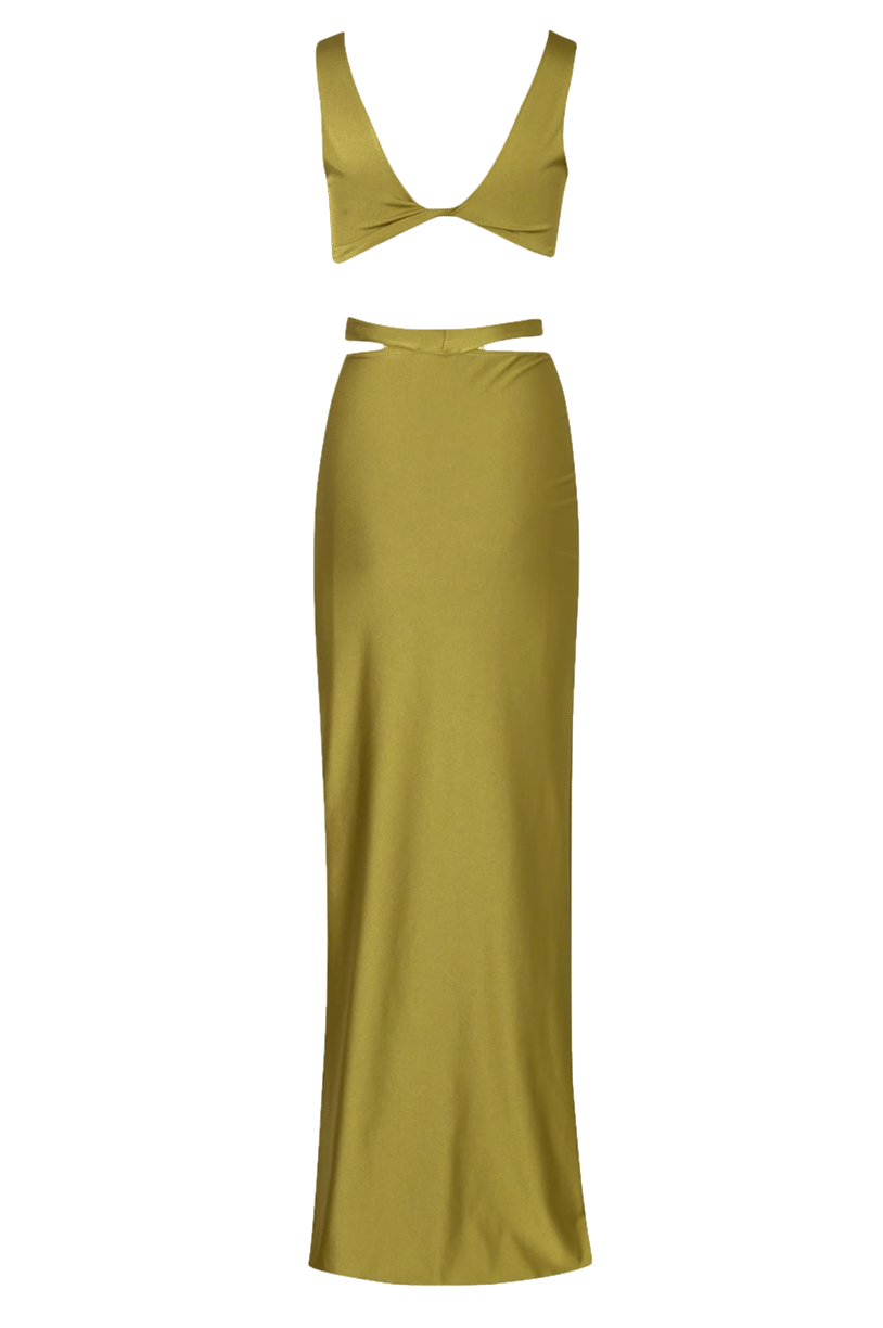 There's a dress in Green made by BAOBAB