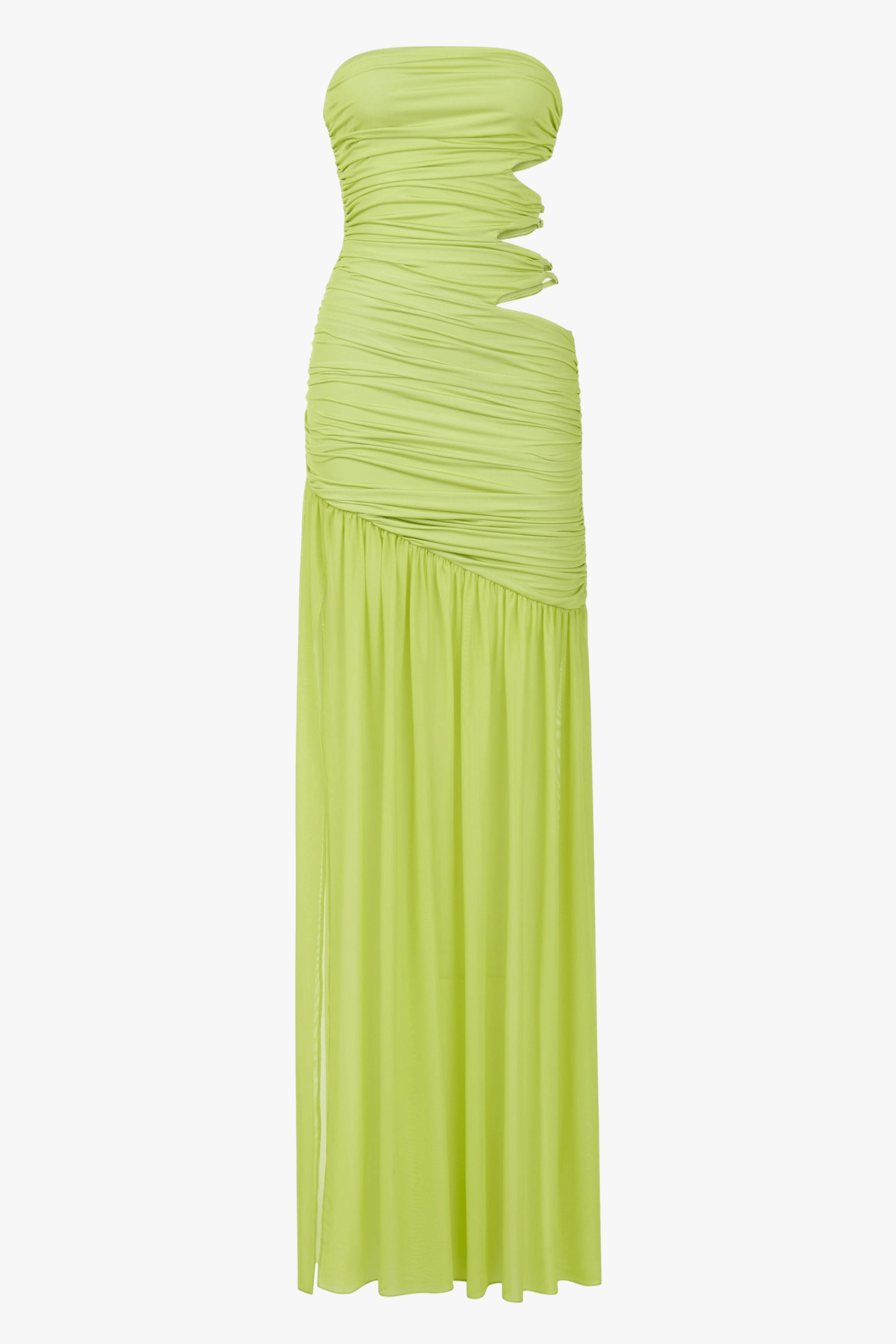 Toxic Tango Dress In Lime made by Khela