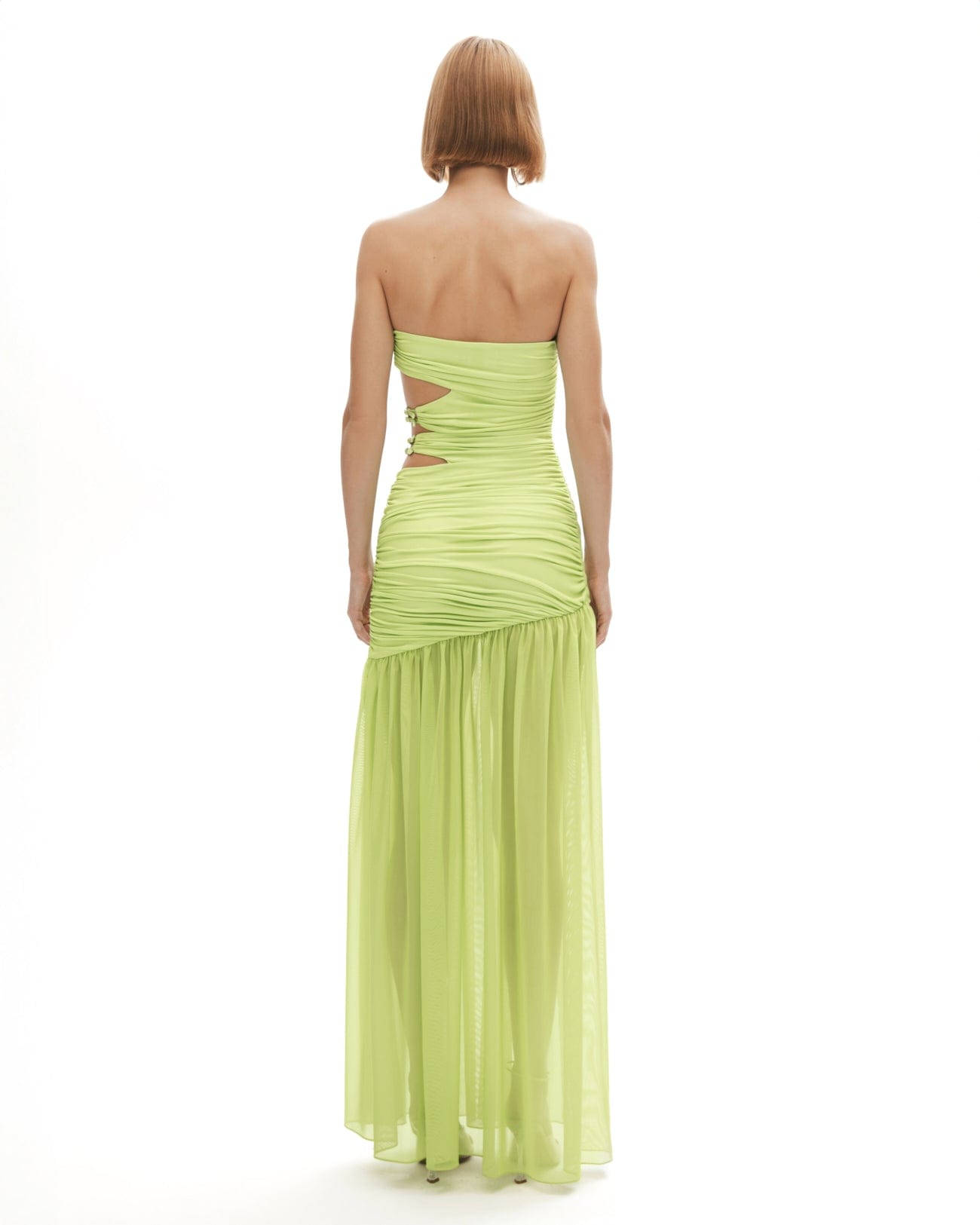 Toxic Tango Dress In Lime made by Khela