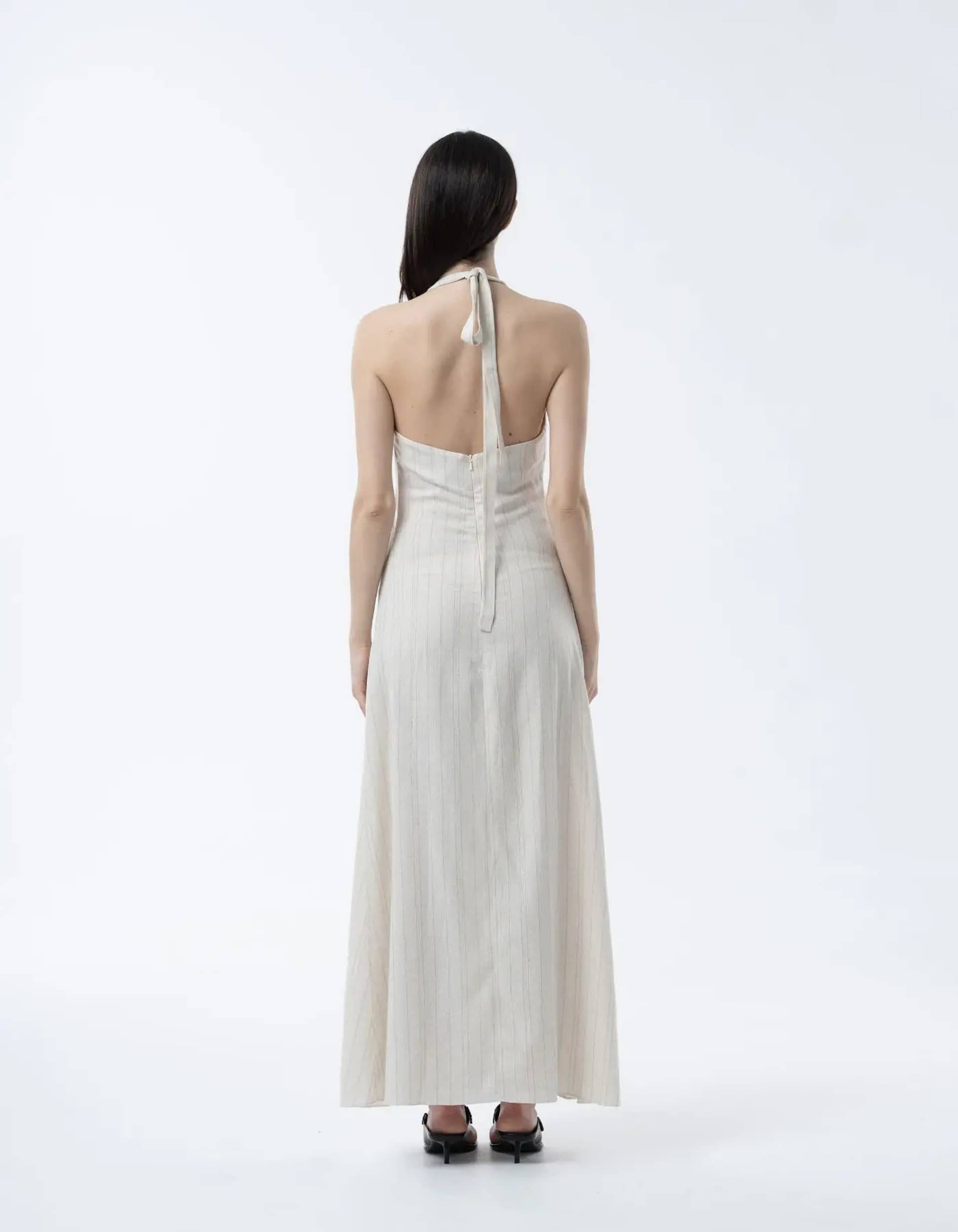 SOLA Linen Maxi Dress made by MAET