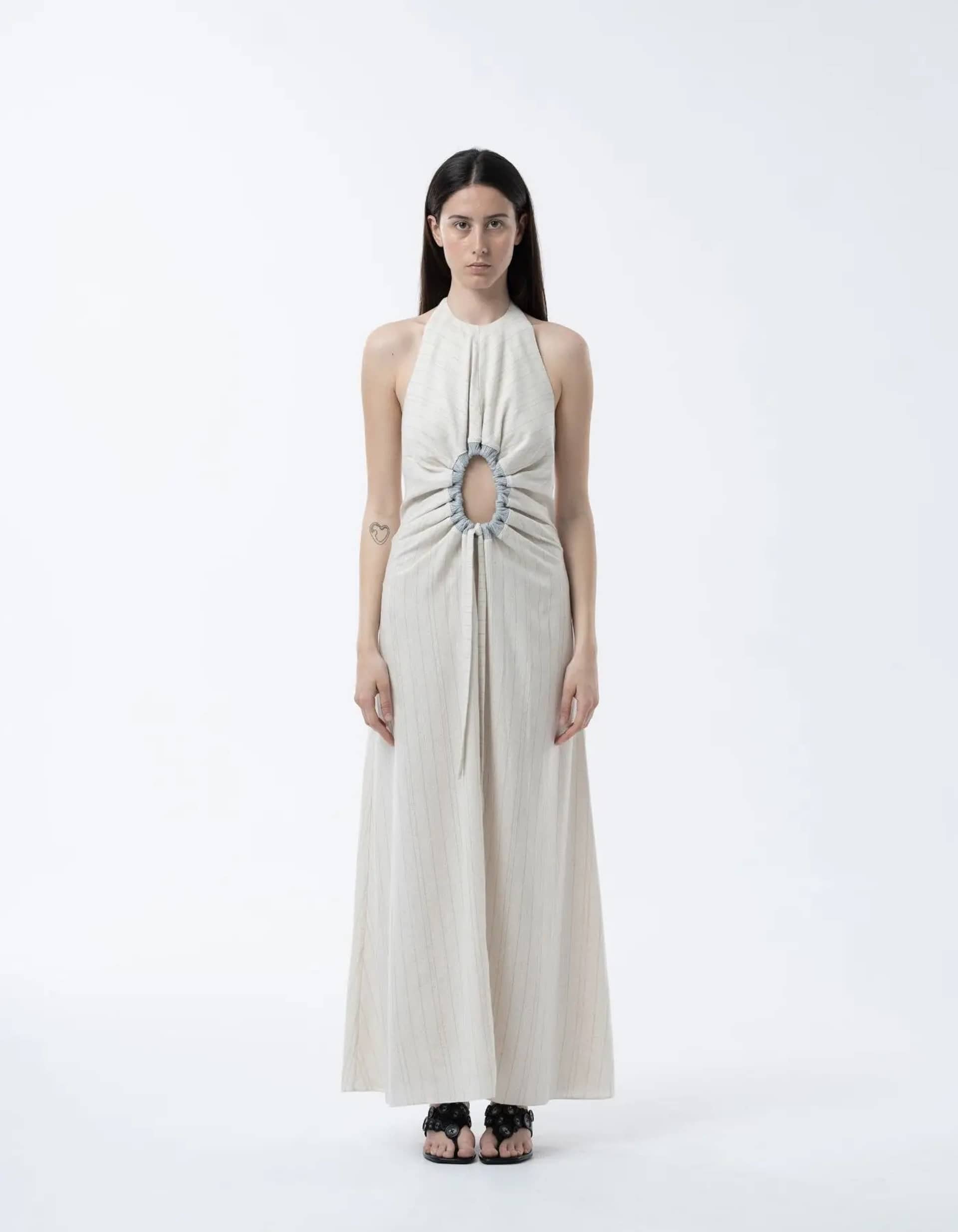 SOLA Linen Maxi Dress made by MAET