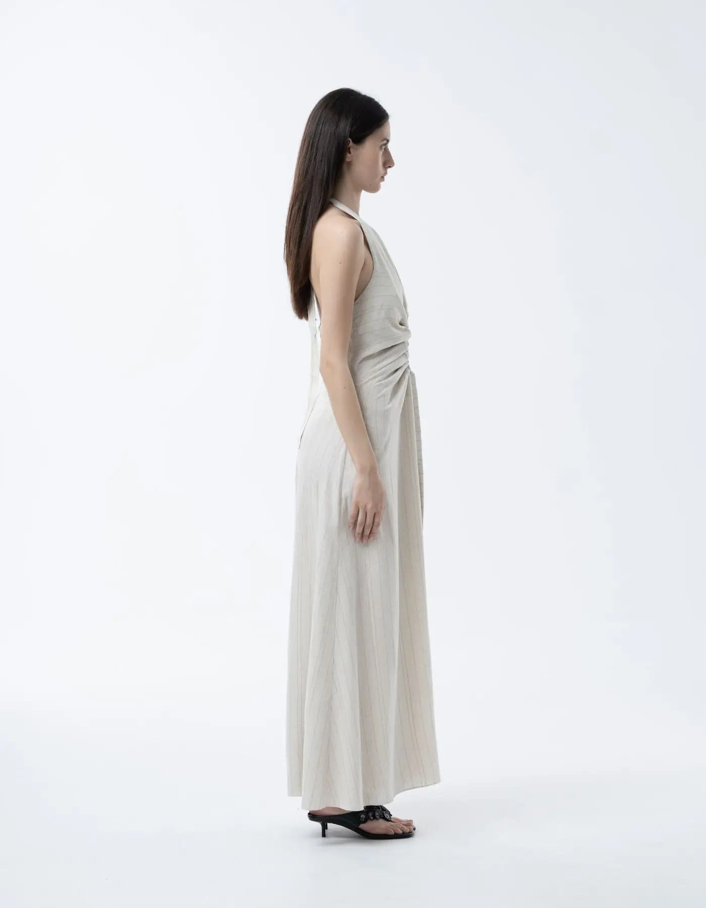 SOLA Linen Maxi Dress made by MAET