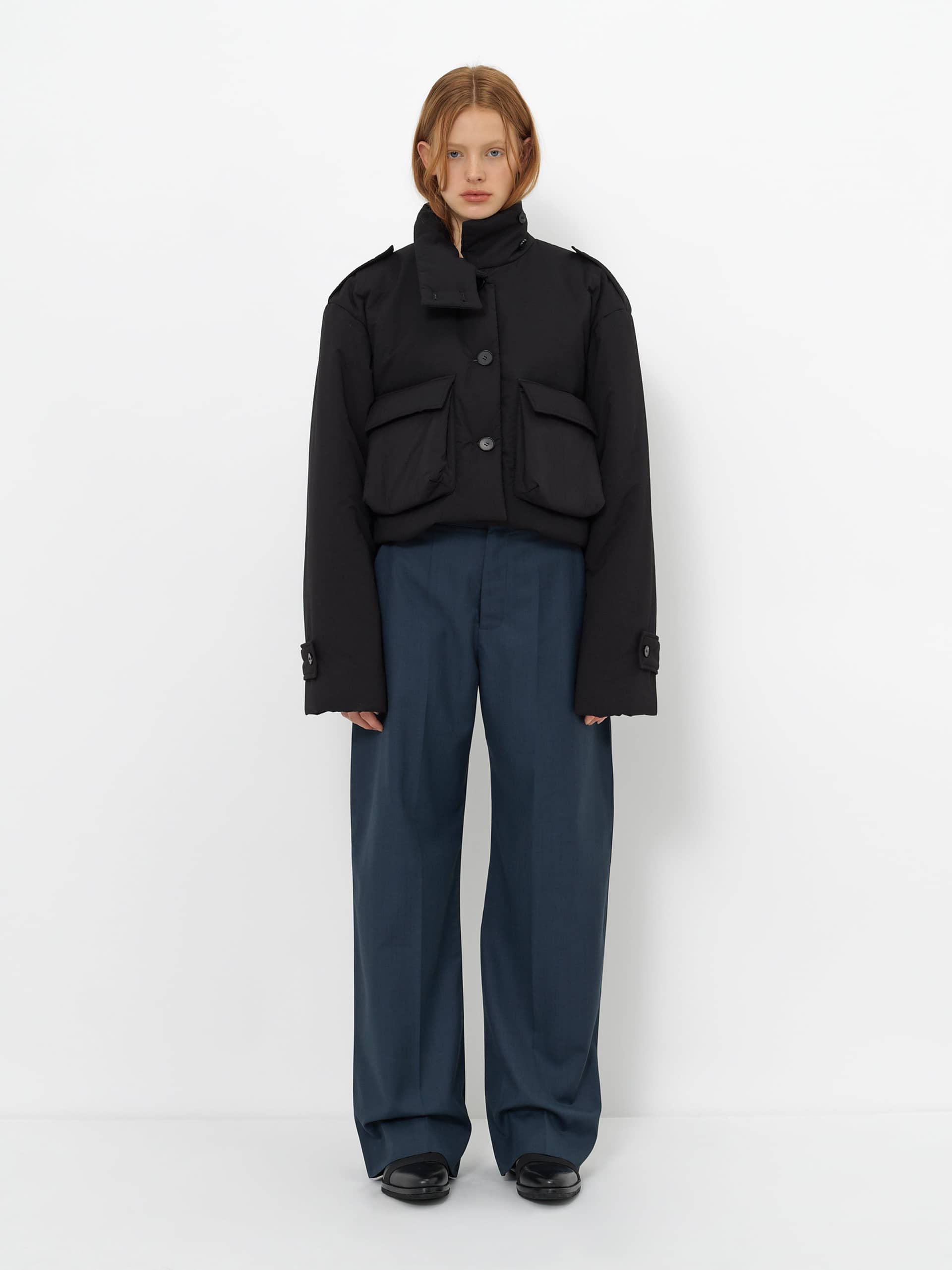 CROPPED PUFFER JACKET WITH 3M THINSULATE INSULATION made by YIBRI