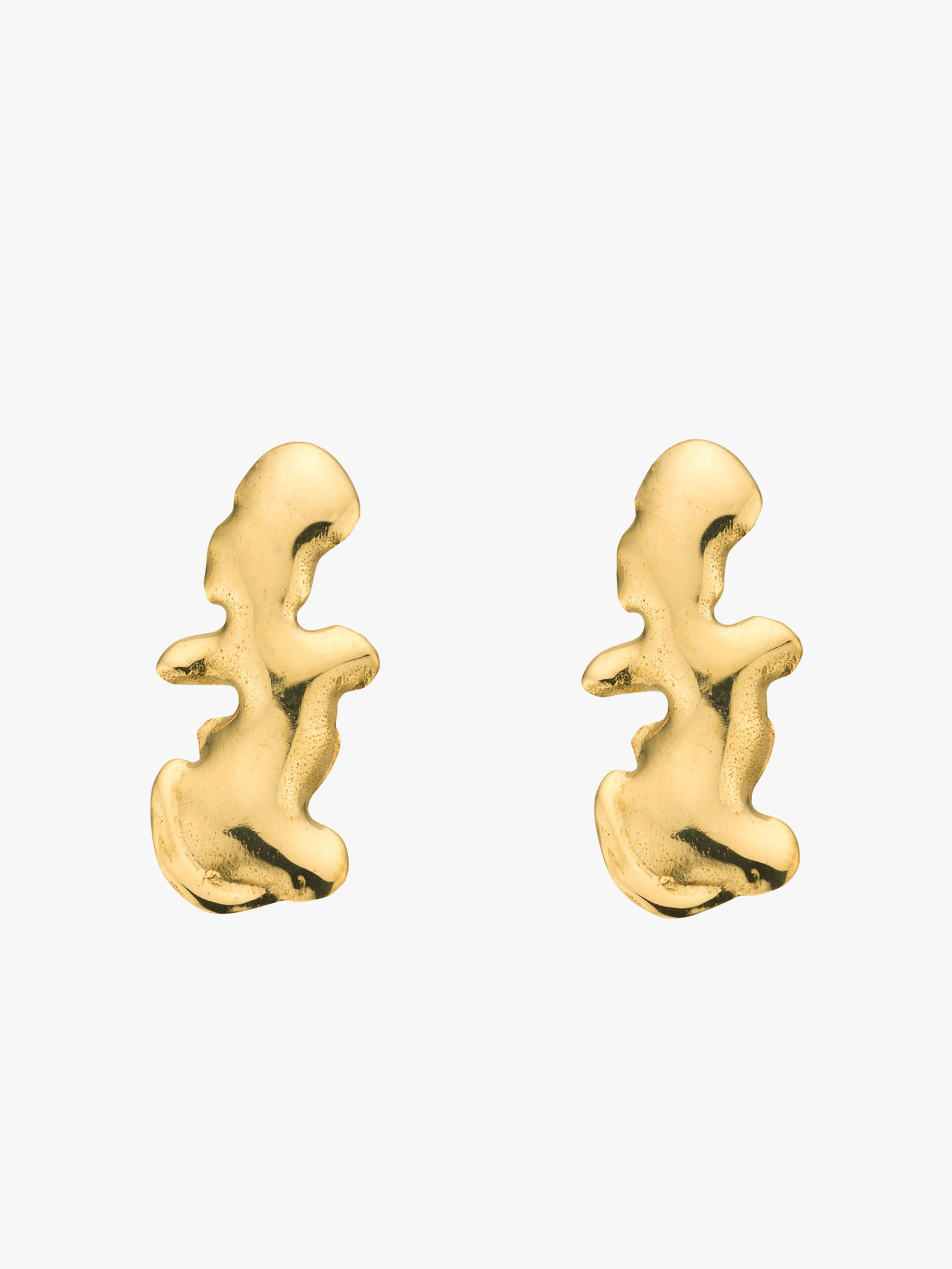 Euphoria Shaman Earrings Gold in Gold made by Eva Remenyi