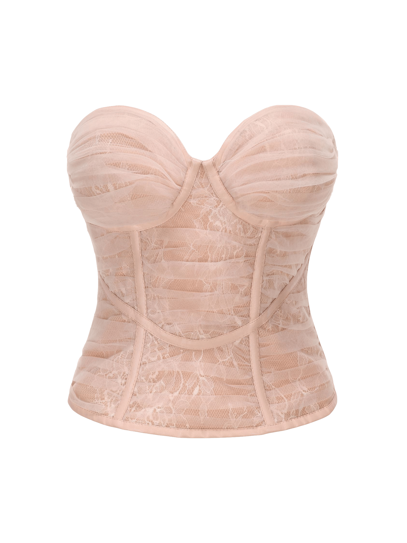 Cara Bustier Top (Pink) in Pink made by Nana Jacqueline