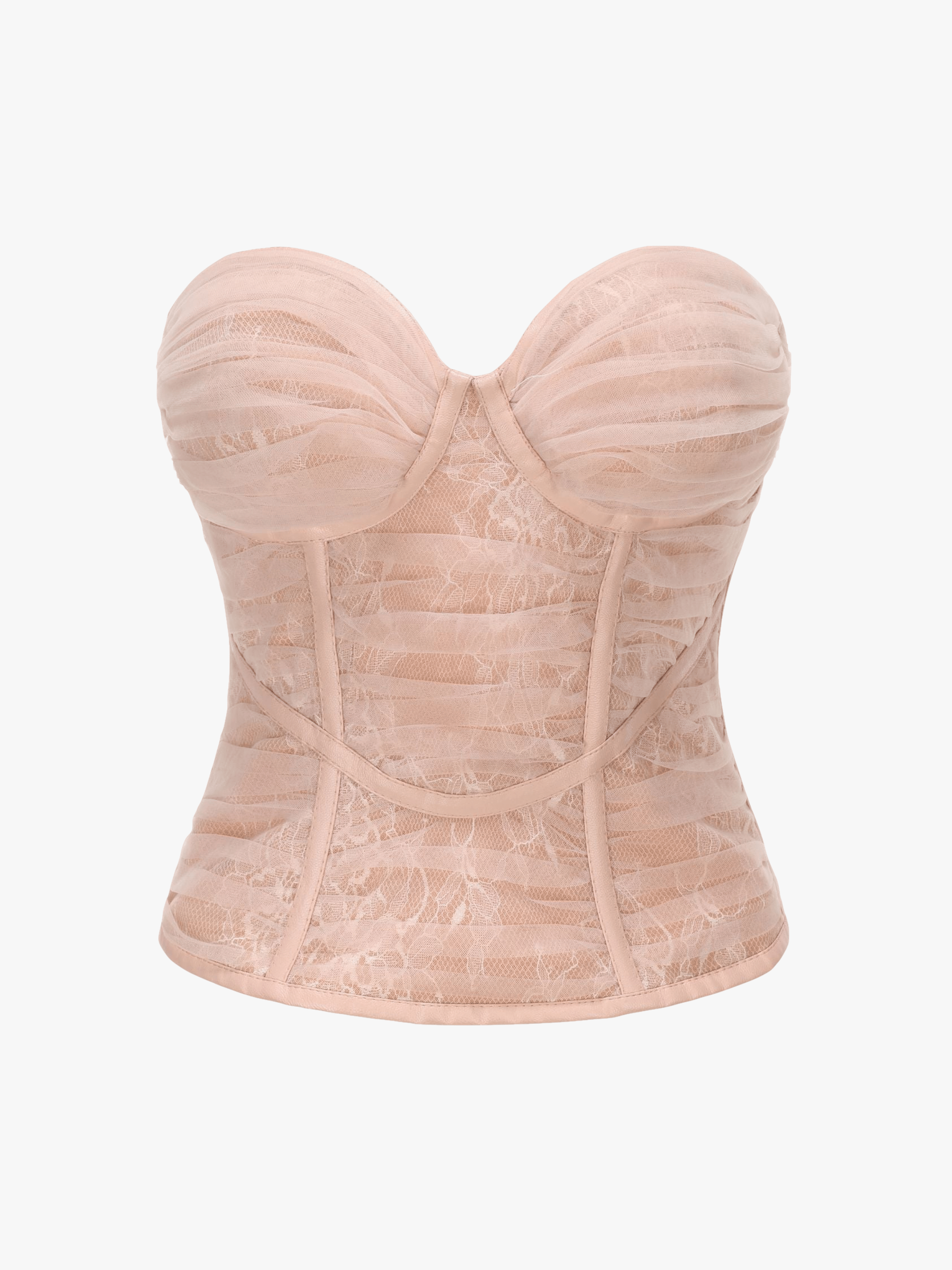 Cara Bustier Top (Pink) in Pink made by Nana Jacqueline