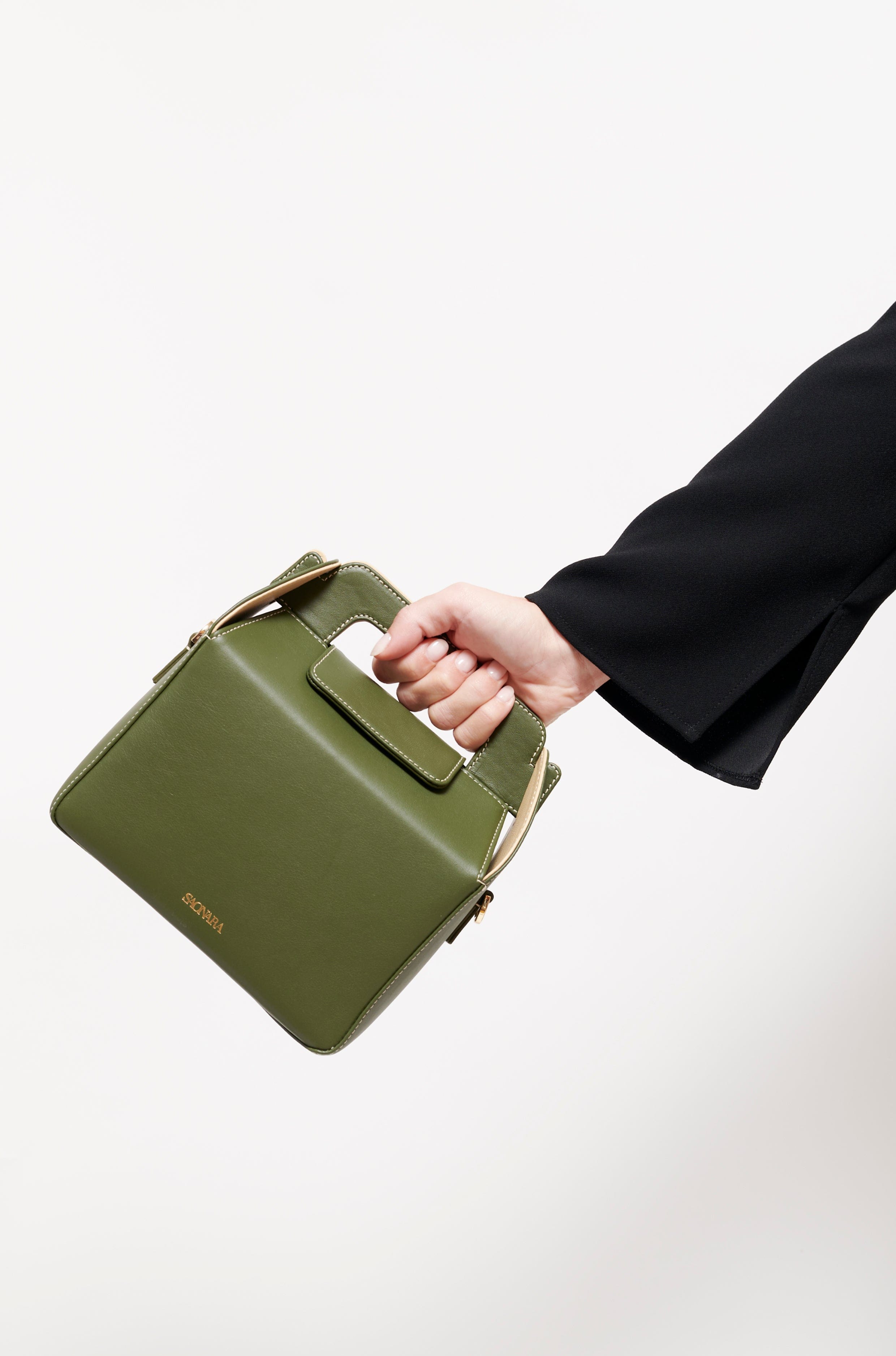 SAONARA KUKITO ARMY GREEN/Cream Skin made by Saonara