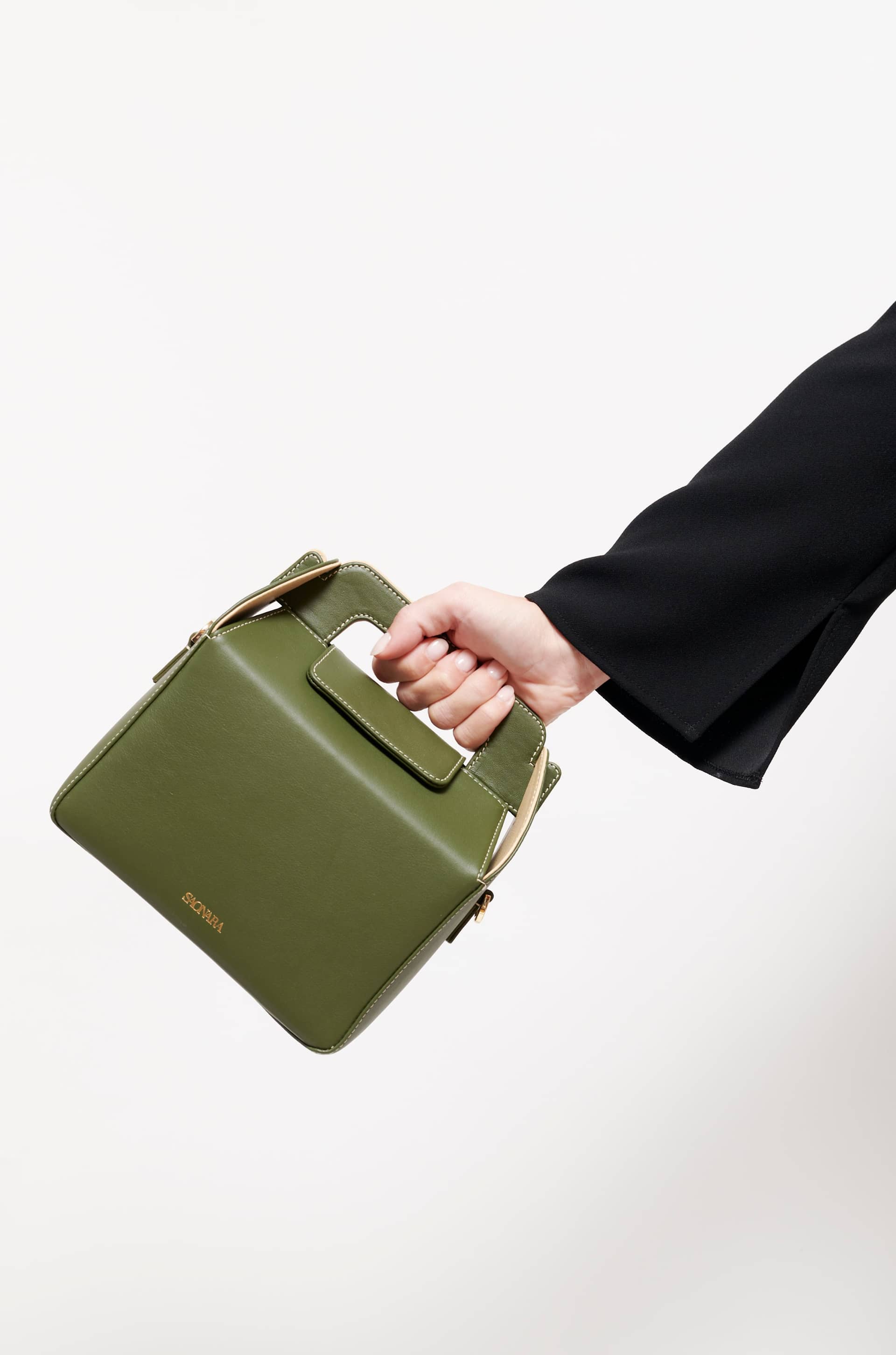 SAONARA KUKITO ARMY GREEN/Cream Skin made by Saonara