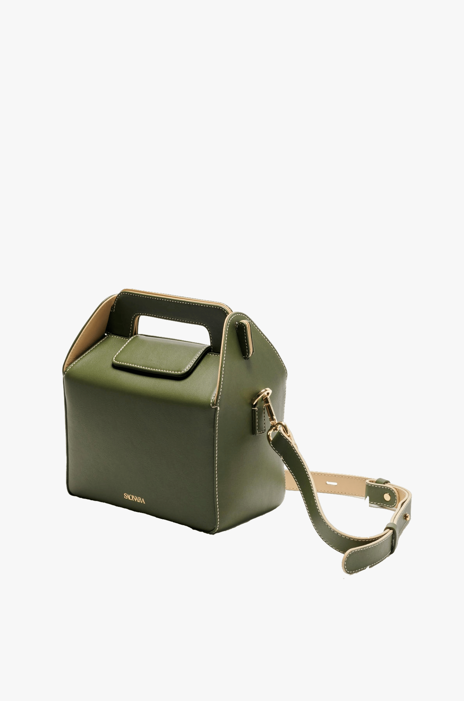 SAONARA KUKITO ARMY GREEN/Cream Skin made by Saonara