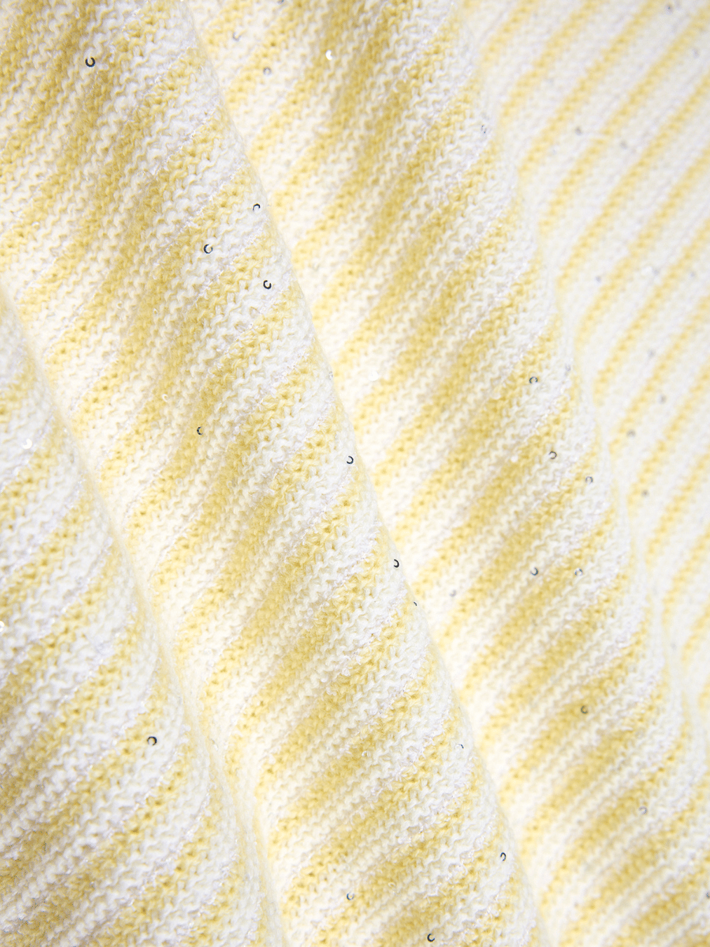 STRIPED HAND-CROCHETED EDGE CARDIGAN made by CRUSH Collection