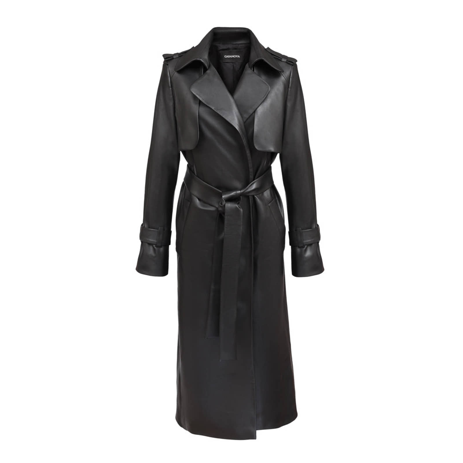 Eco-leather Trench made by Gasanova