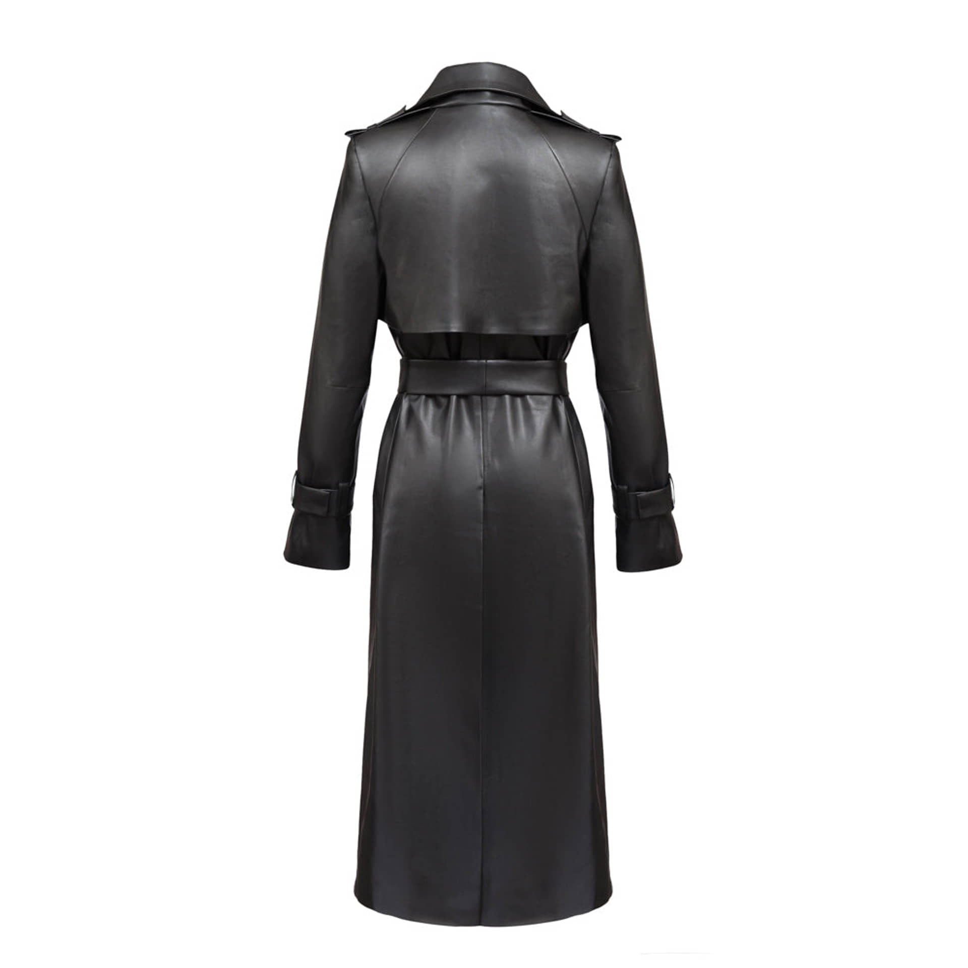 Eco-leather Trench made by Gasanova