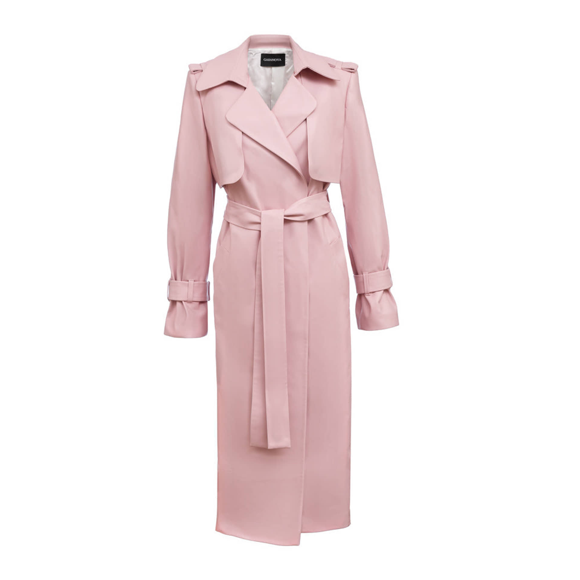 Eco-leather Trench made by Gasanova