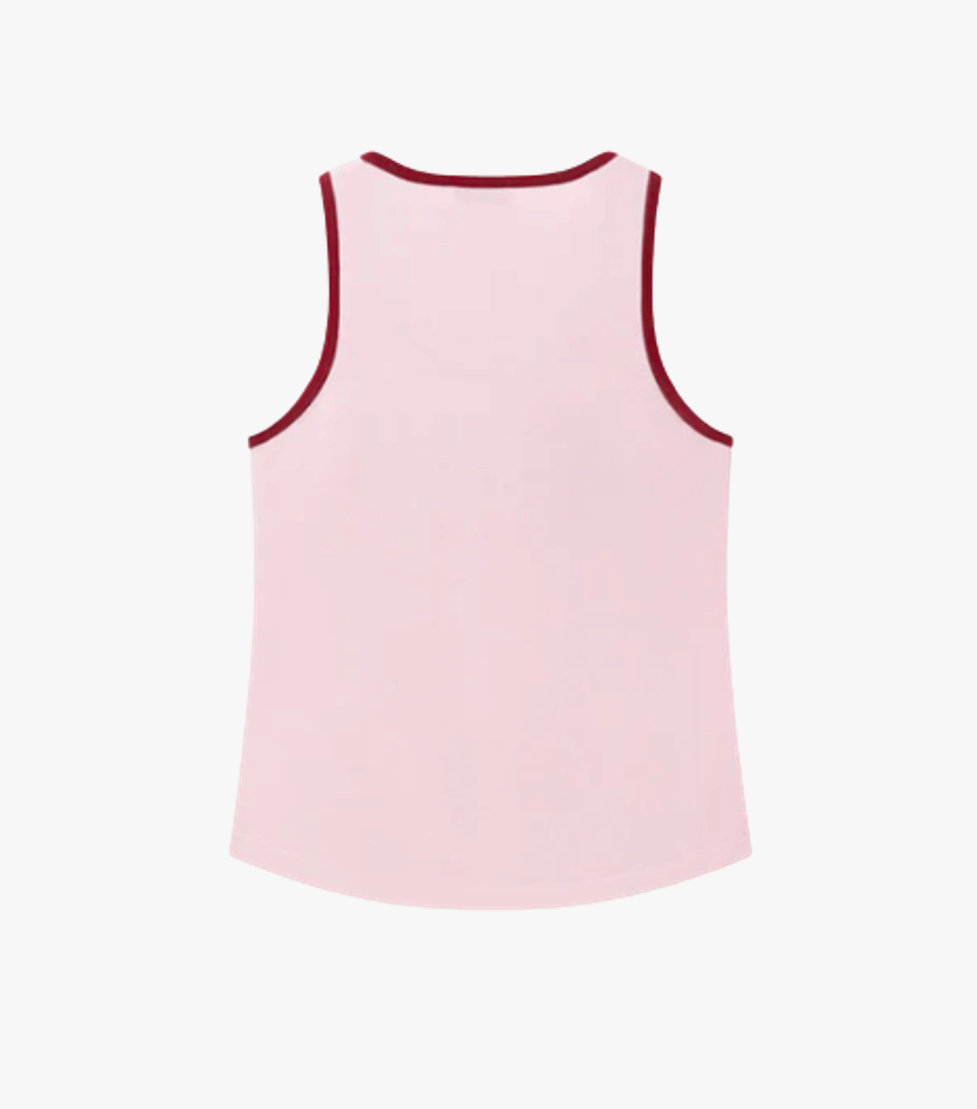 SPORTY LOGO TANK TOP in Pink made by CRUSH Collection