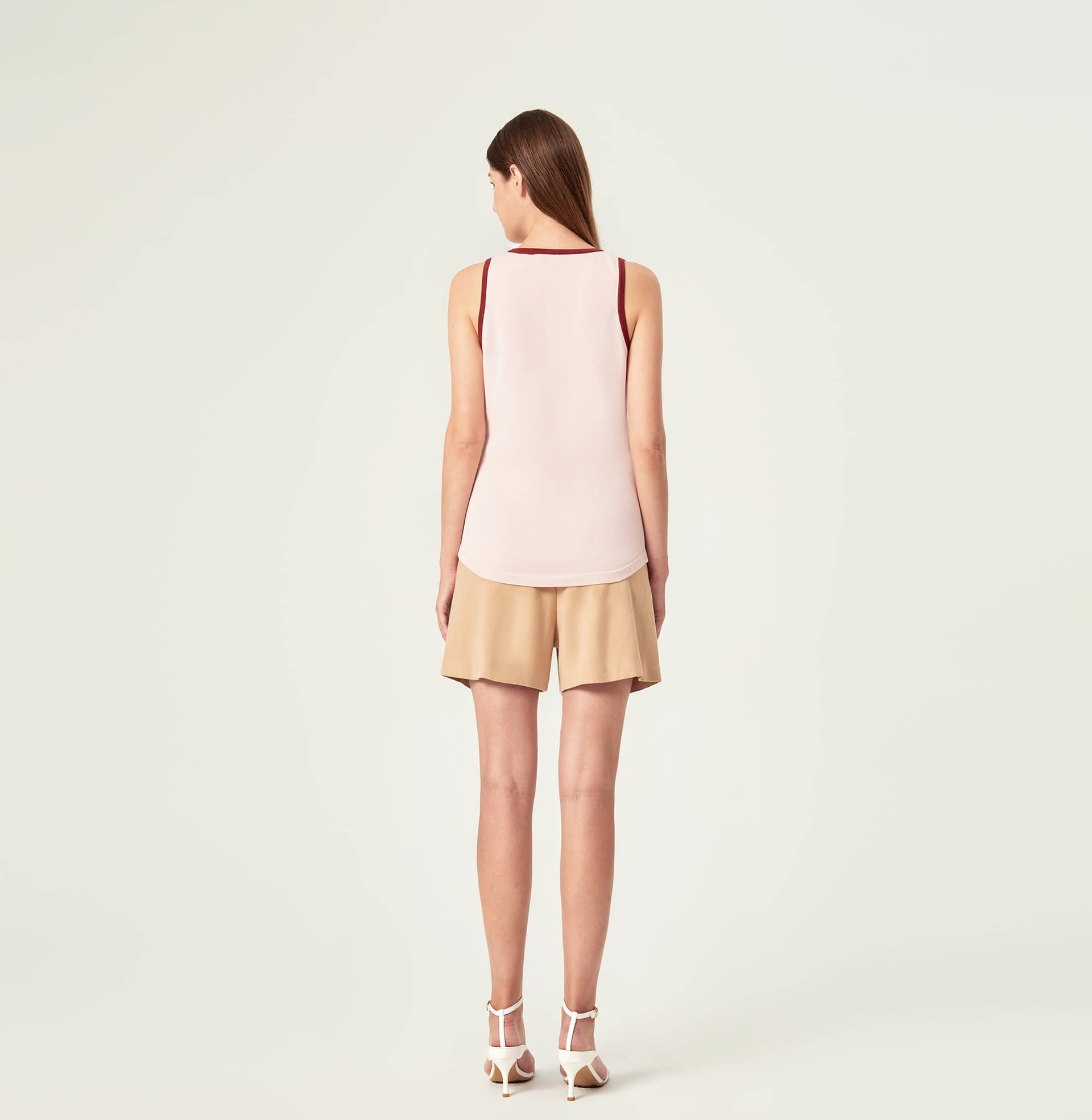 SPORTY LOGO TANK TOP in Pink made by CRUSH Collection