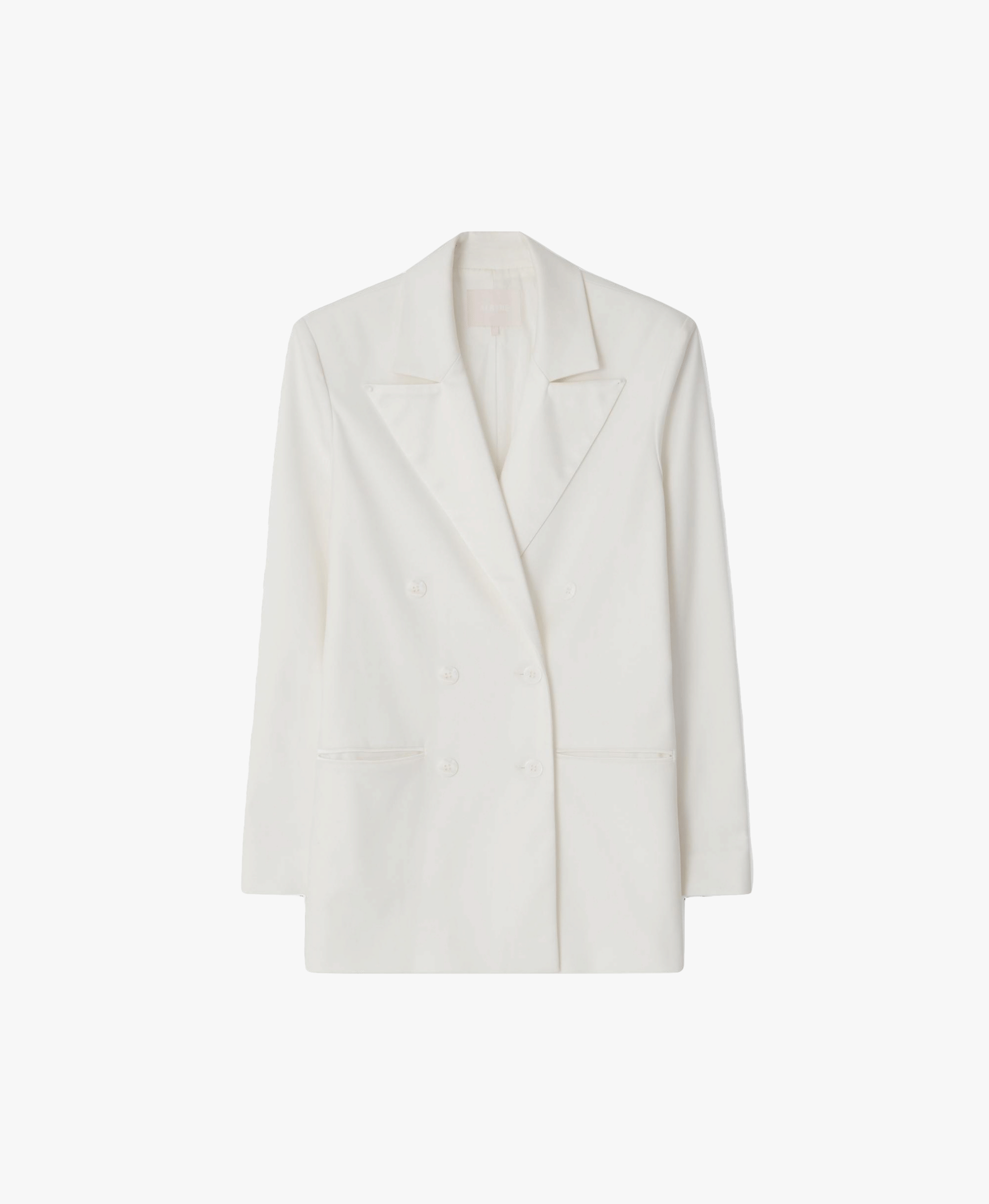 Hannah Blazer in White made by AÉRYNE