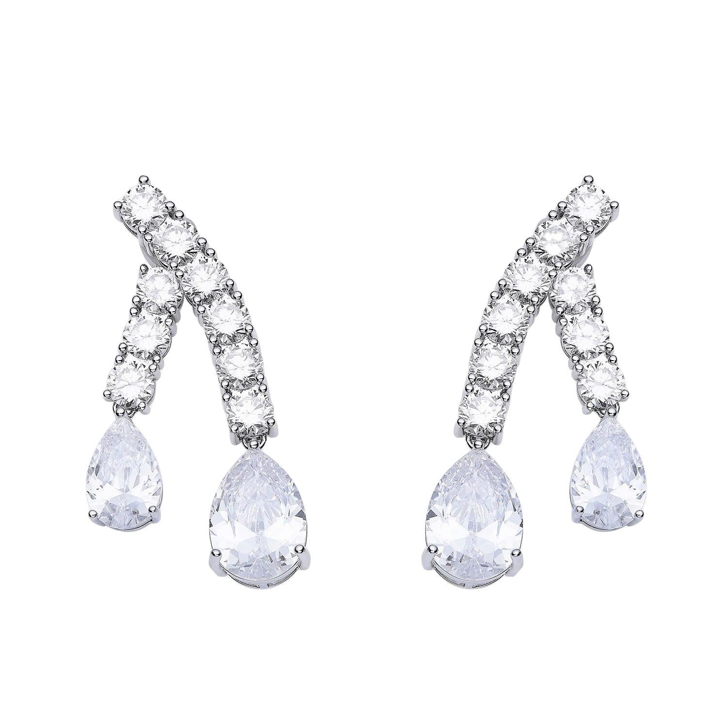 Bella Earrings in Silver made by Nana Jacqueline