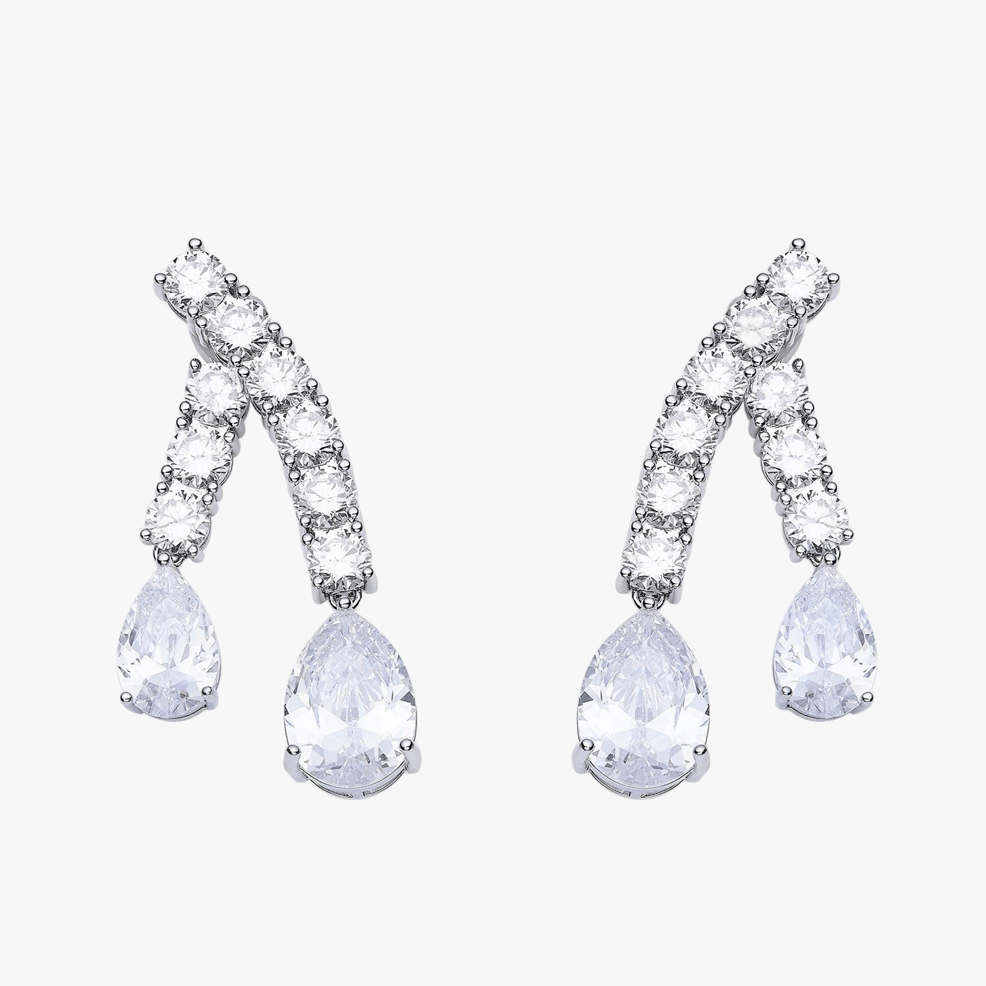 Bella Earrings in Silver made by Nana Jacqueline