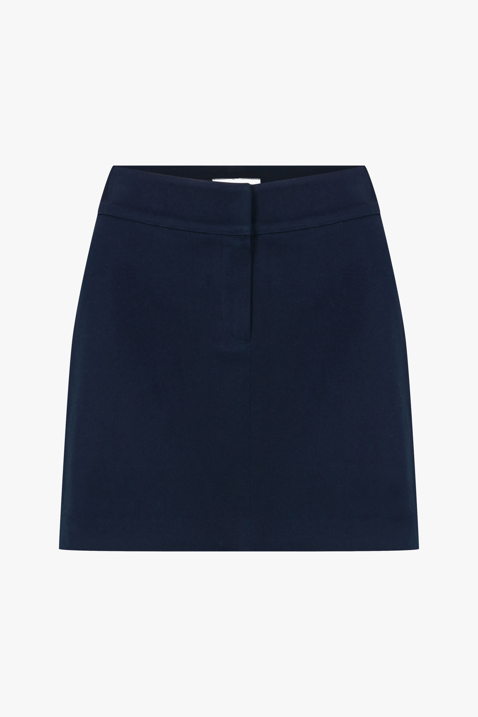 Marde Cotton Mini Skirt in Deep Cobalt made by Nazli Ceren
